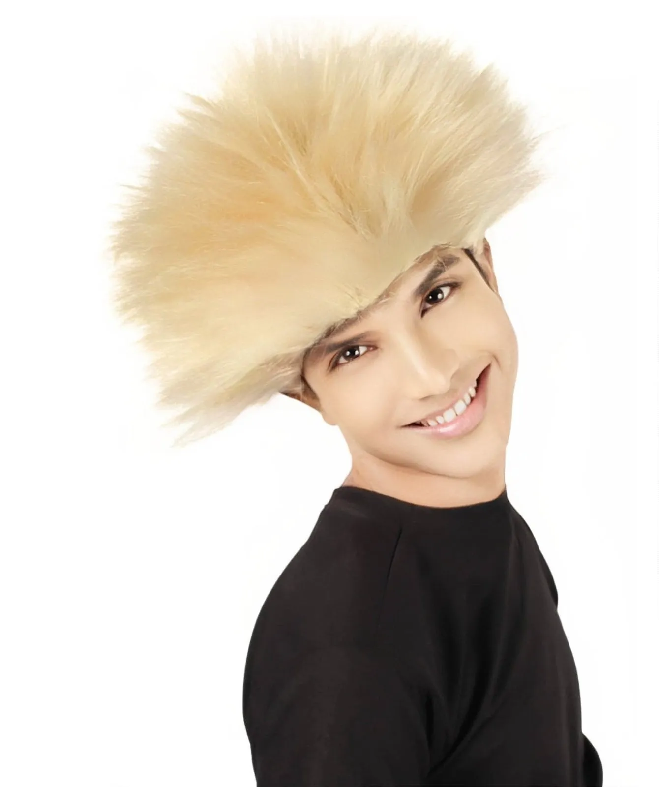 Adult Men's Fuzzy Spiky Johnny Werewolf Wig | Multiple Color Options I Flame-retardant Synthetic Fiber