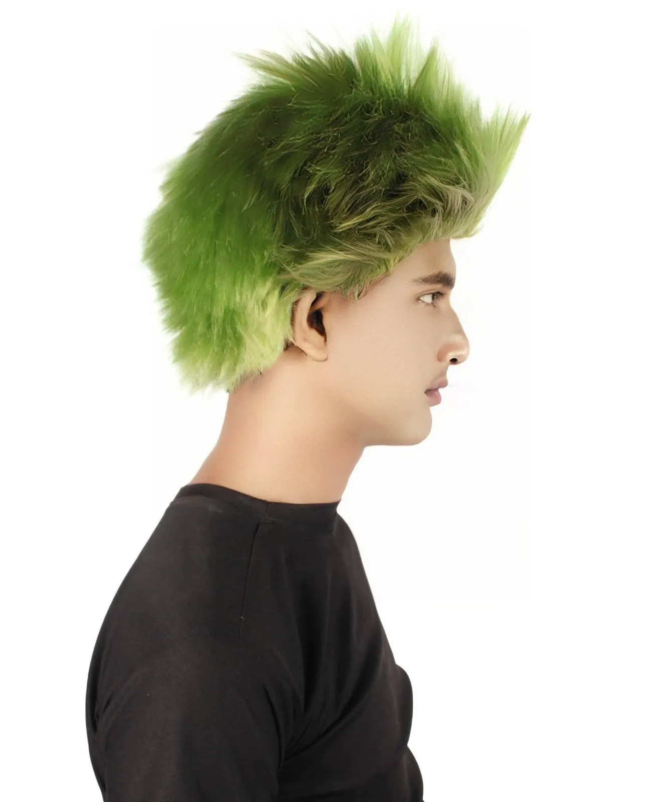 Adult Men's Fuzzy Spiky Johnny Werewolf Wig | Multiple Color Options I Flame-retardant Synthetic Fiber