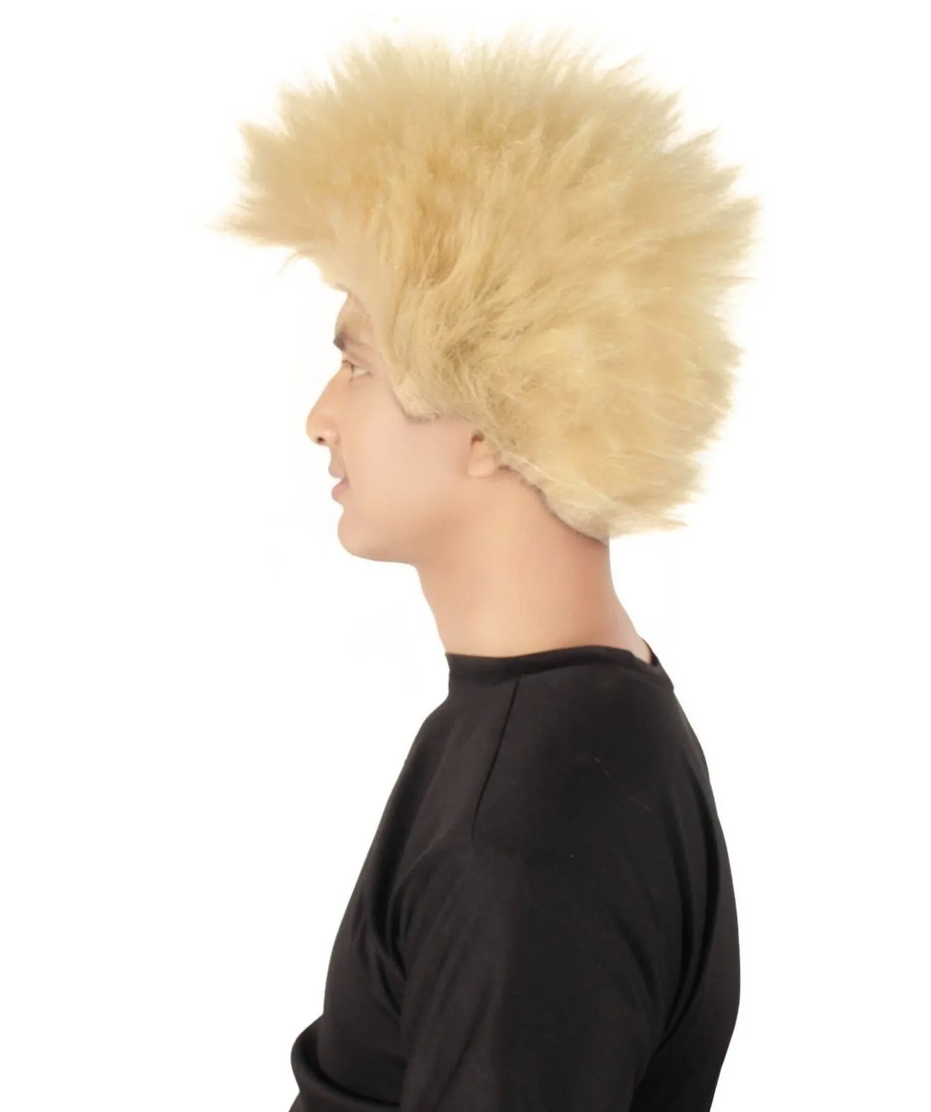 Adult Men's Fuzzy Spiky Johnny Werewolf Wig | Multiple Color Options I Flame-retardant Synthetic Fiber