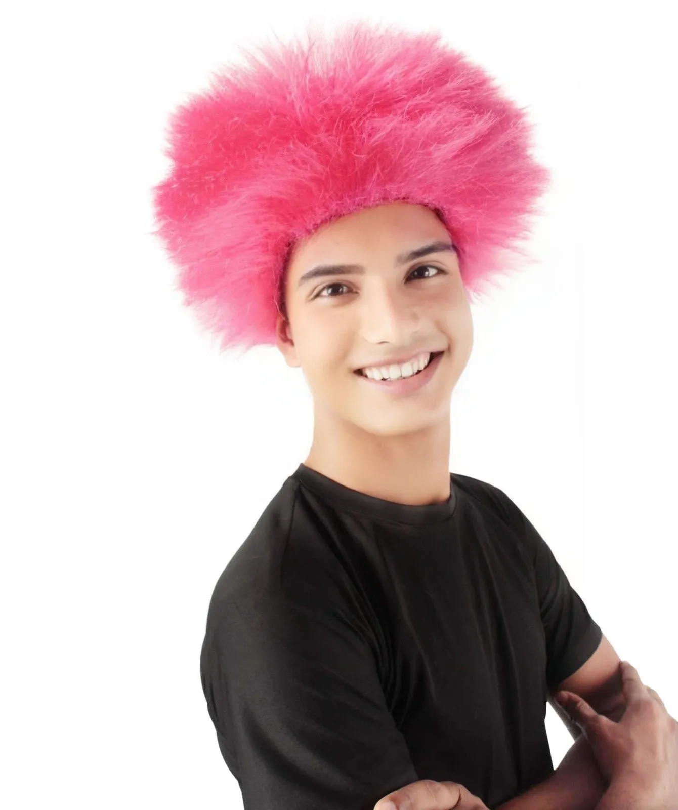 Adult Men's Fuzzy Spiky Johnny Werewolf Wig | Multiple Color Options I Flame-retardant Synthetic Fiber