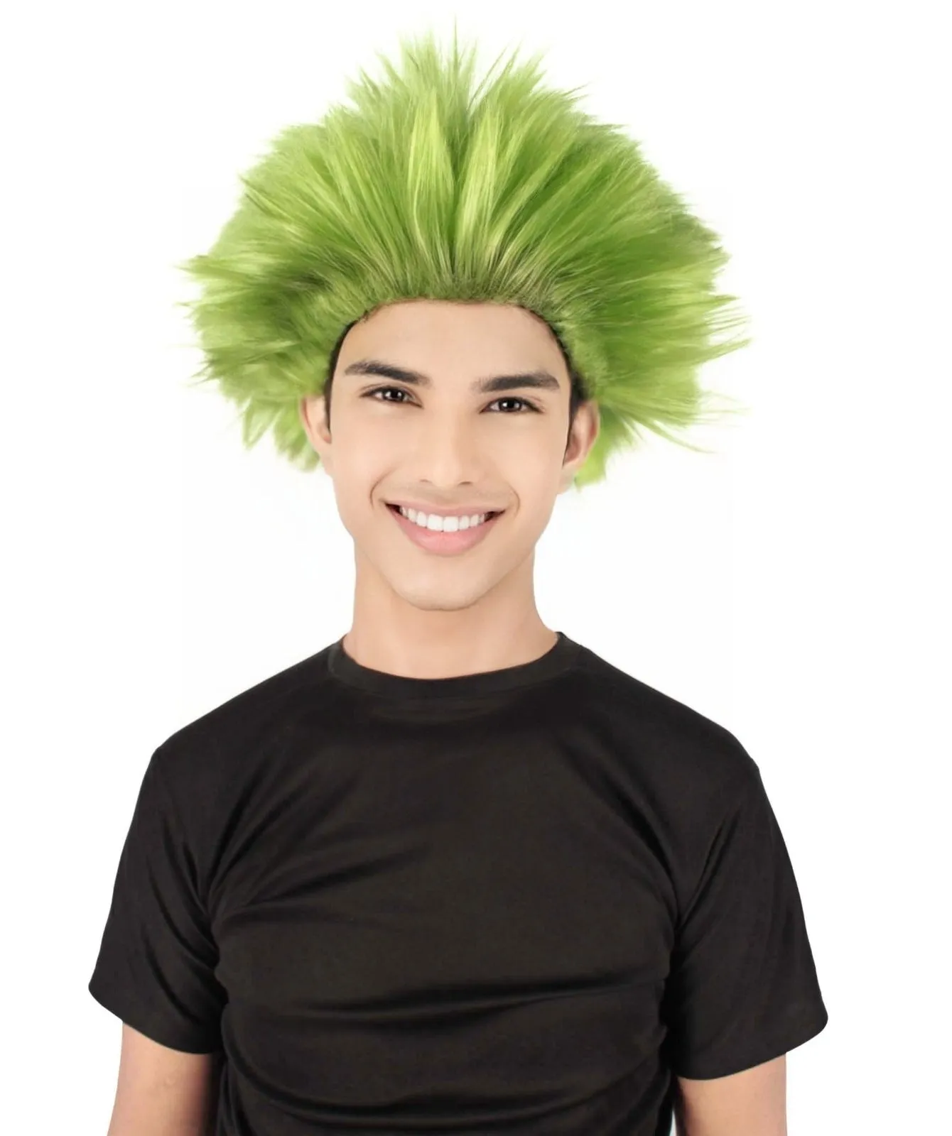Adult Men's Fuzzy Spiky Johnny Werewolf Wig | Multiple Color Options I Flame-retardant Synthetic Fiber
