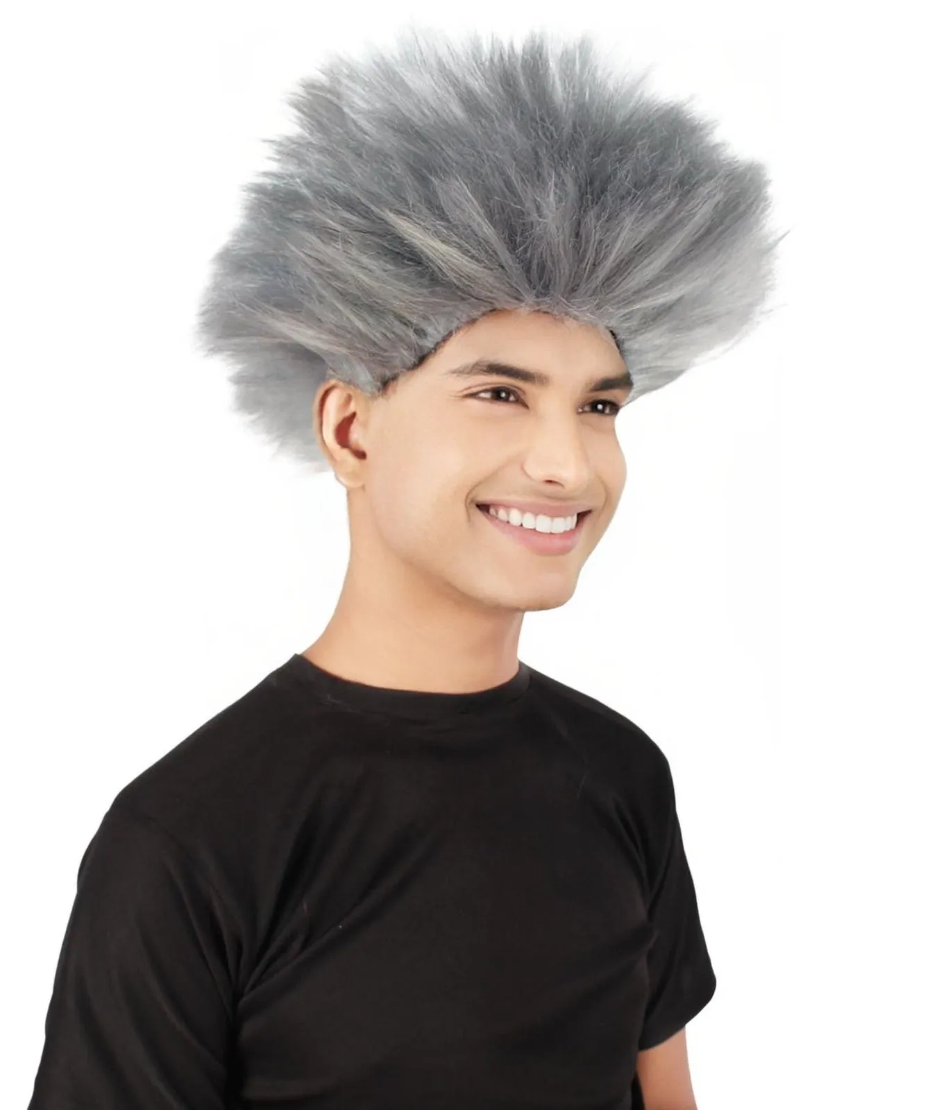 Adult Men's Fuzzy Spiky Johnny Werewolf Wig | Multiple Color Options I Flame-retardant Synthetic Fiber
