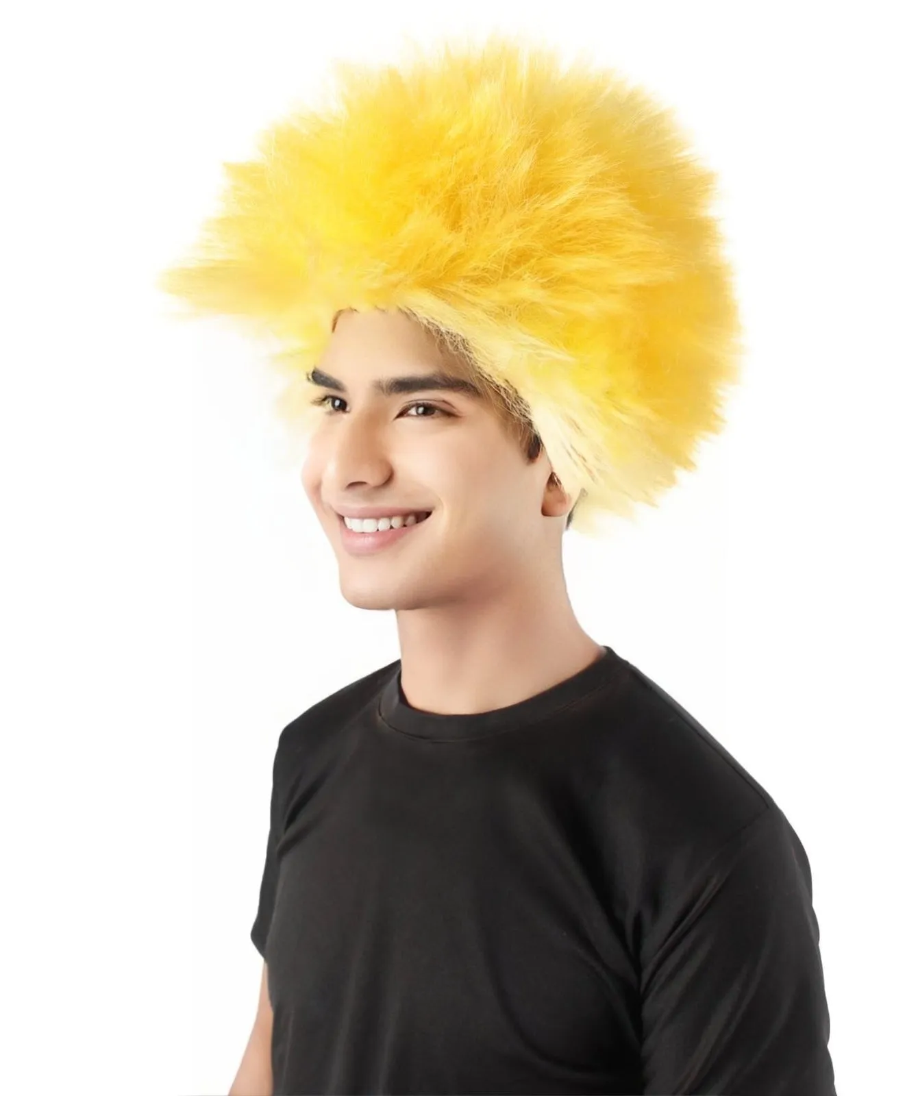 Adult Men's Fuzzy Spiky Johnny Werewolf Wig | Multiple Color Options I Flame-retardant Synthetic Fiber
