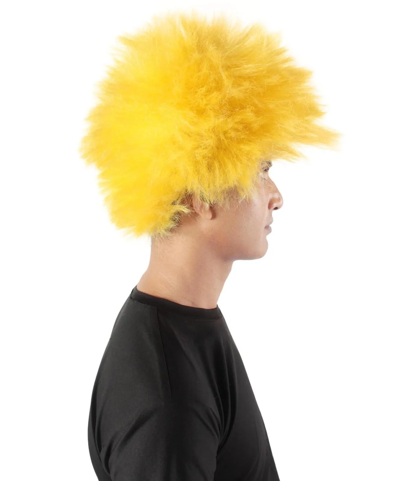 Adult Men's Fuzzy Spiky Johnny Werewolf Wig | Multiple Color Options I Flame-retardant Synthetic Fiber