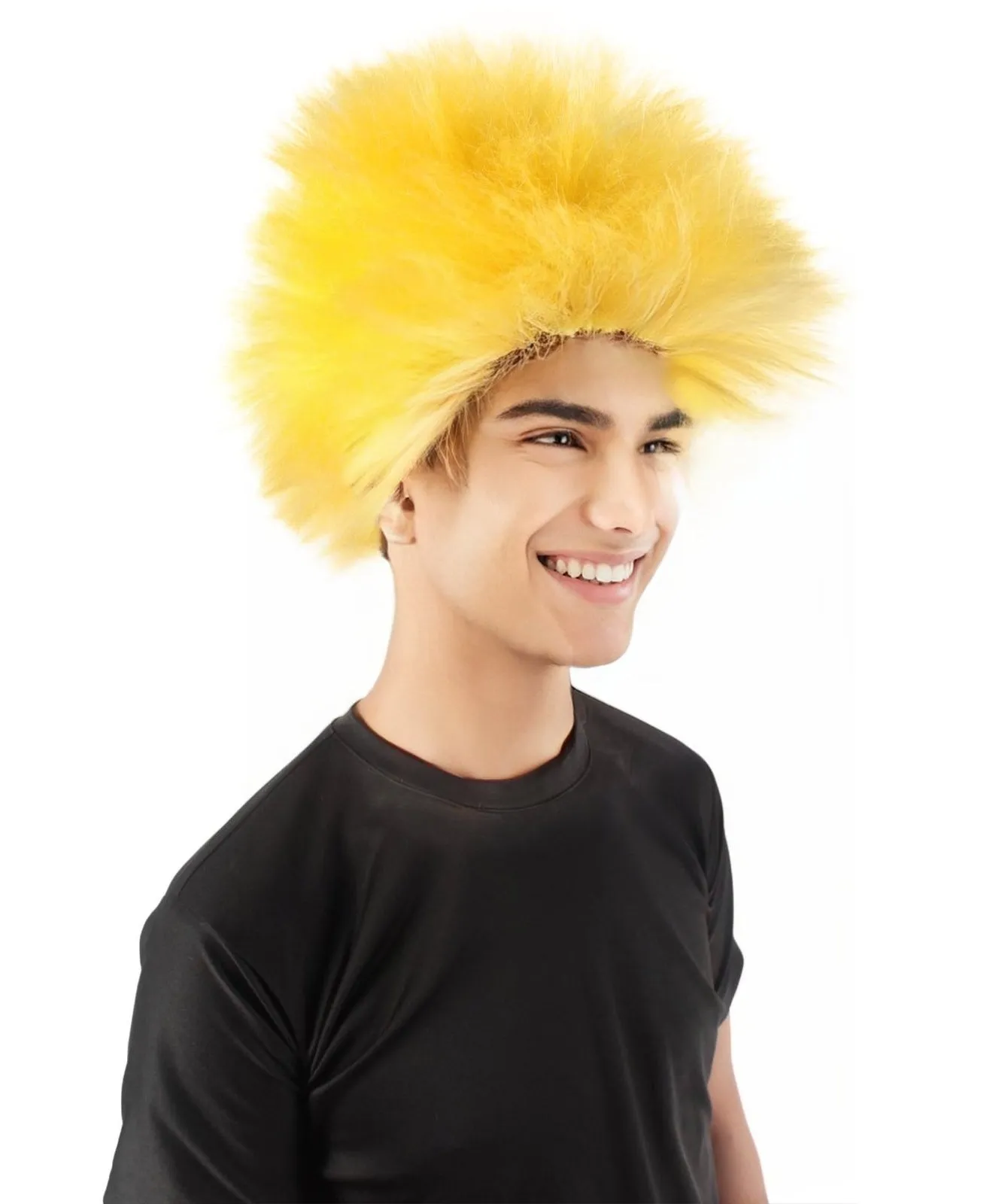 Adult Men's Fuzzy Spiky Johnny Werewolf Wig | Multiple Color Options I Flame-retardant Synthetic Fiber
