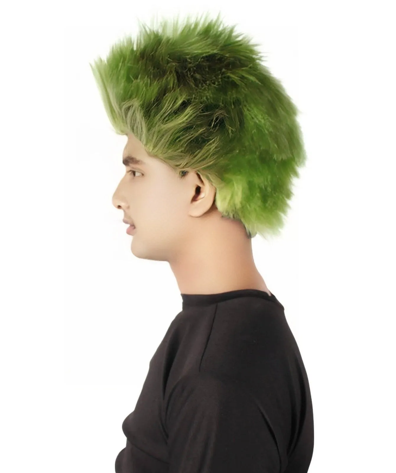 Adult Men's Fuzzy Spiky Johnny Werewolf Wig | Multiple Color Options I Flame-retardant Synthetic Fiber