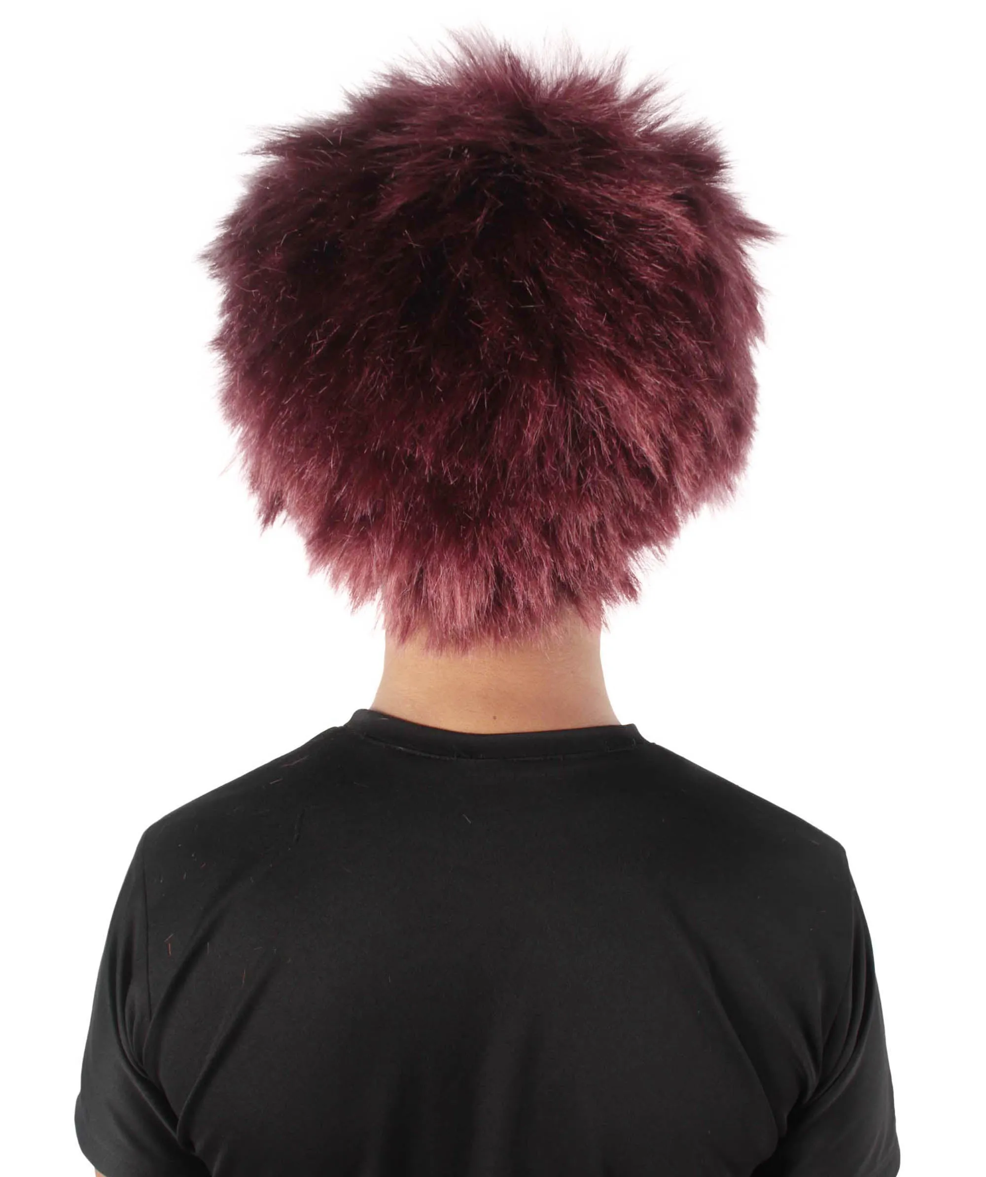 Adult Men's Fuzzy Spiky Johnny Werewolf Wig | Multiple Color Options I Flame-retardant Synthetic Fiber