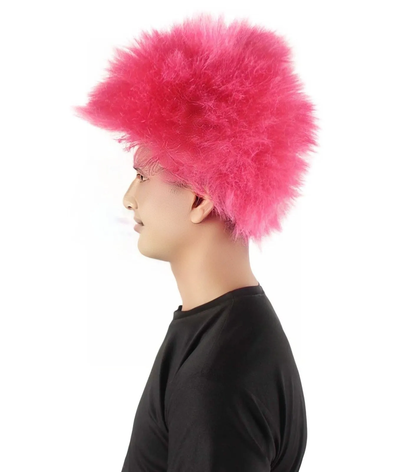 Adult Men's Fuzzy Spiky Johnny Werewolf Wig | Multiple Color Options I Flame-retardant Synthetic Fiber