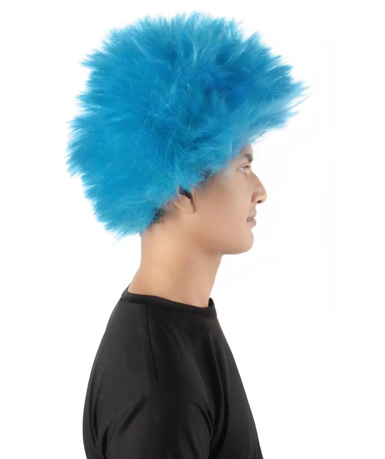 Adult Men's Fuzzy Spiky Johnny Werewolf Wig | Multiple Color Options I Flame-retardant Synthetic Fiber