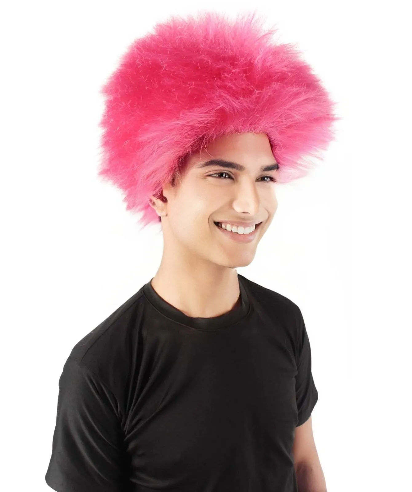 Adult Men's Fuzzy Spiky Johnny Werewolf Wig | Multiple Color Options I Flame-retardant Synthetic Fiber