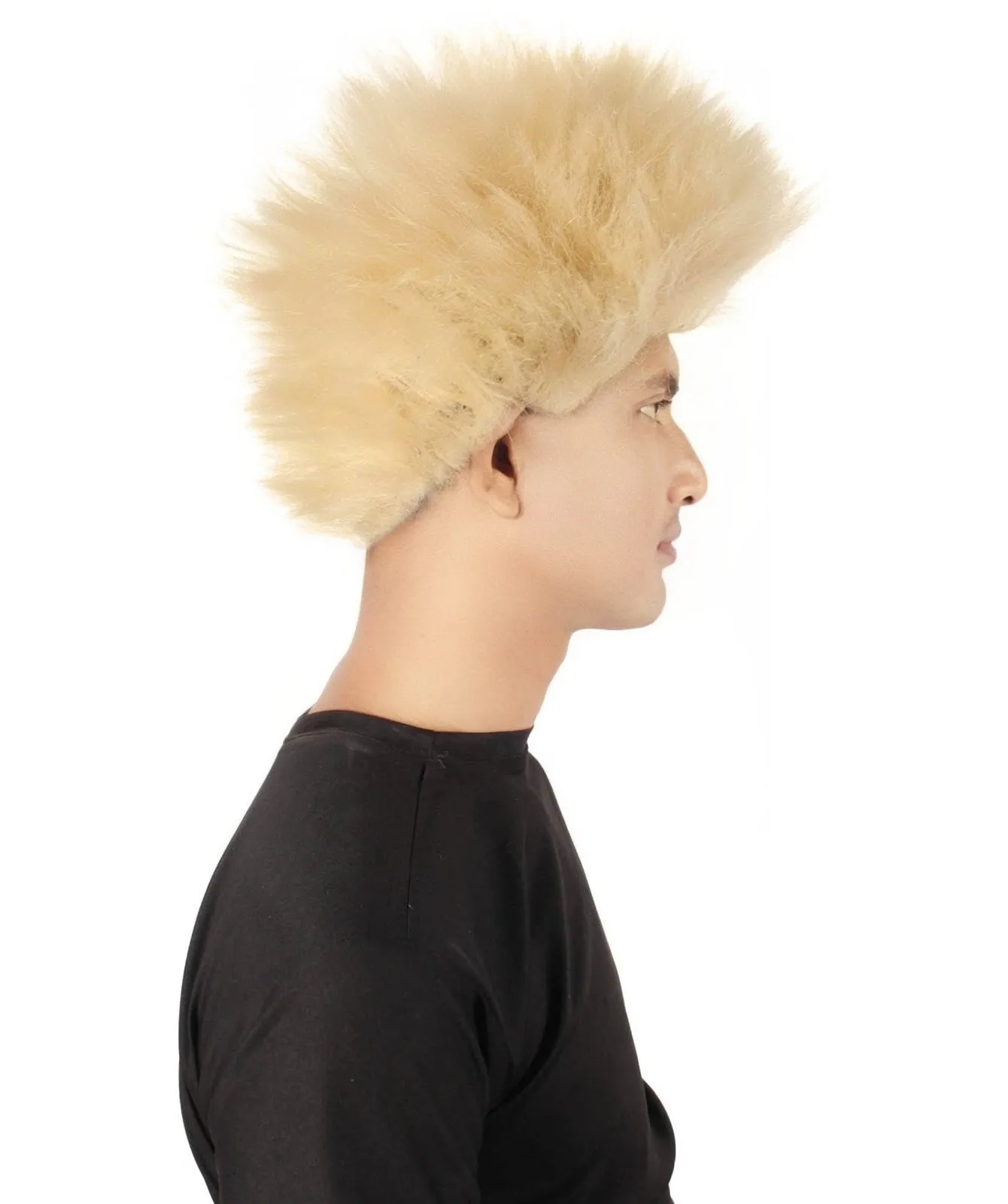 Adult Men's Fuzzy Spiky Johnny Werewolf Wig | Multiple Color Options I Flame-retardant Synthetic Fiber