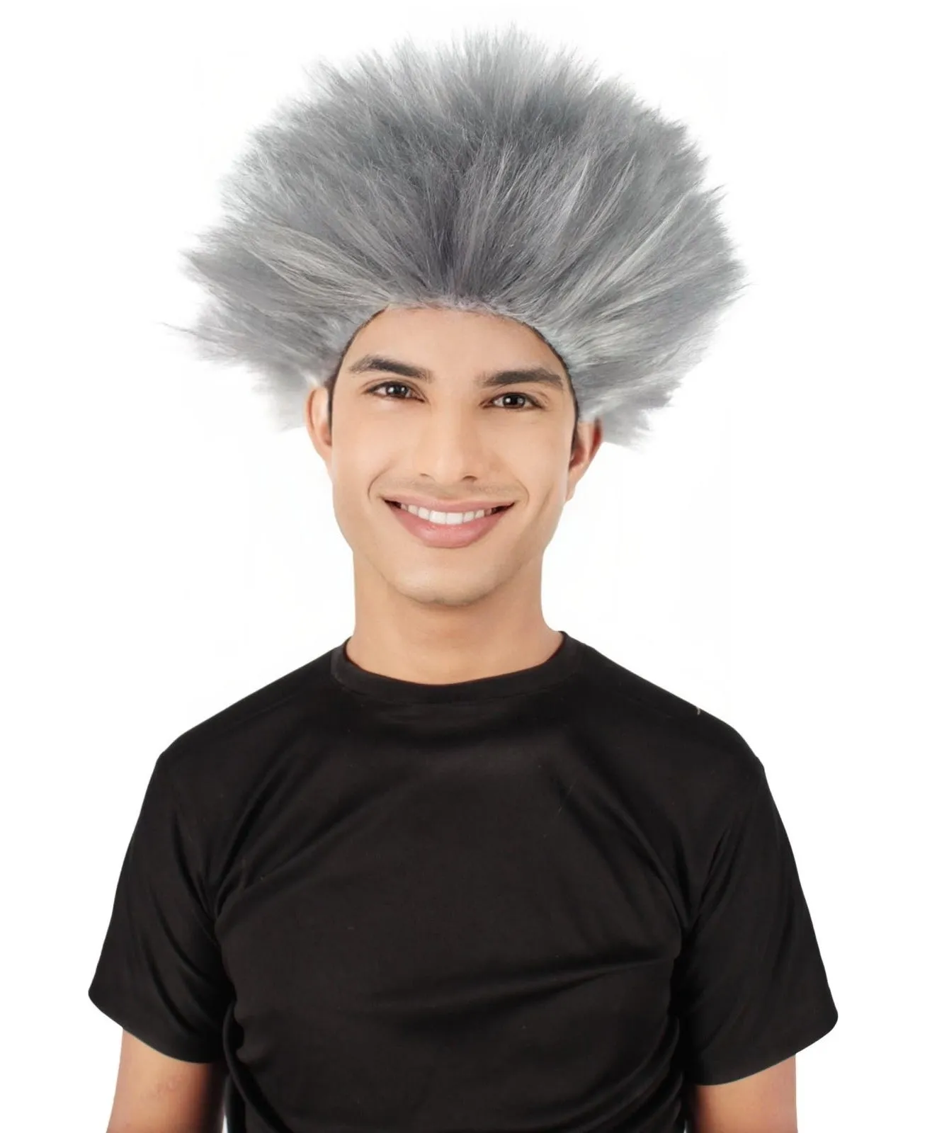 Adult Men's Fuzzy Spiky Johnny Werewolf Wig | Multiple Color Options I Flame-retardant Synthetic Fiber