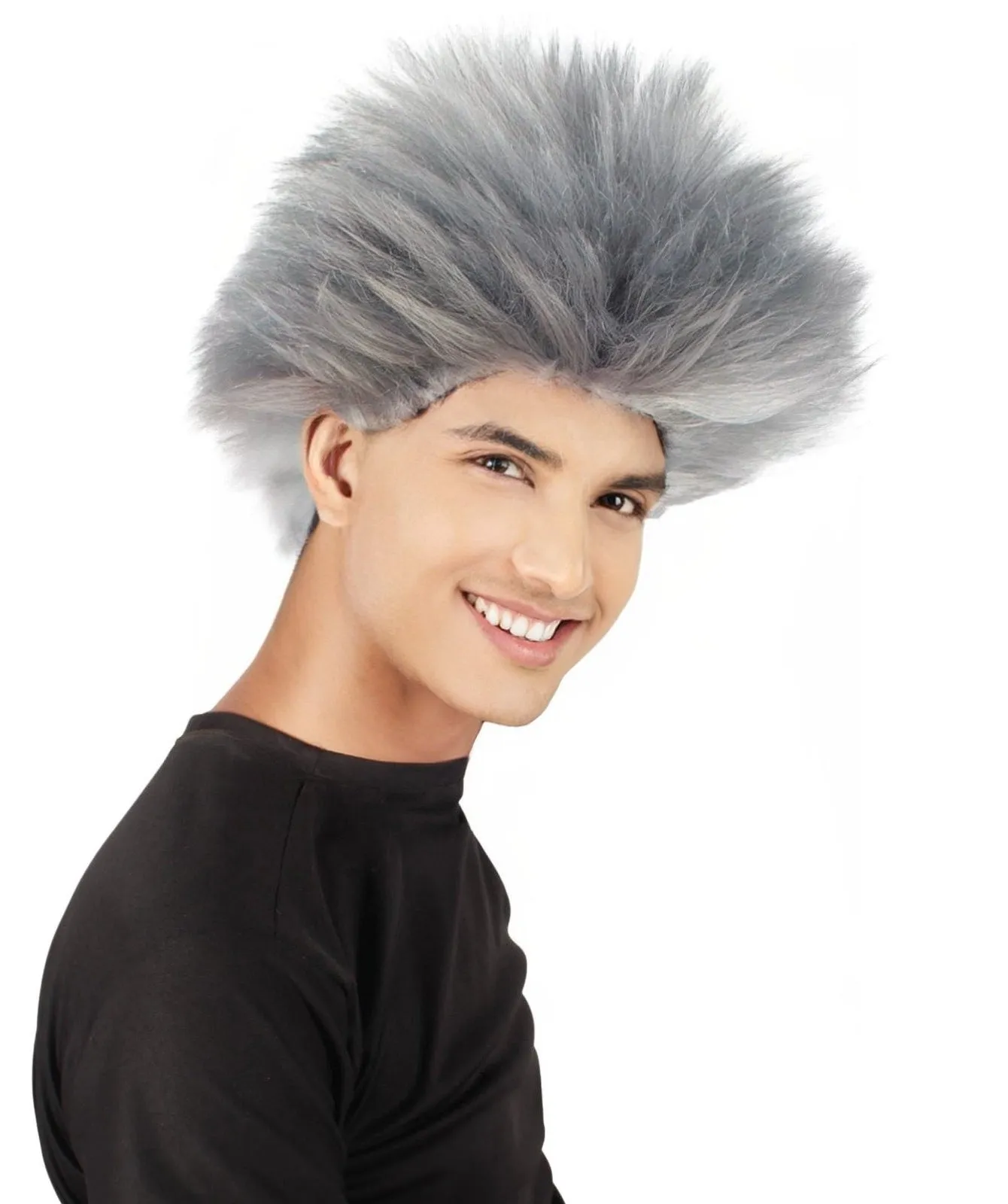 Adult Men's Fuzzy Spiky Johnny Werewolf Wig | Multiple Color Options I Flame-retardant Synthetic Fiber