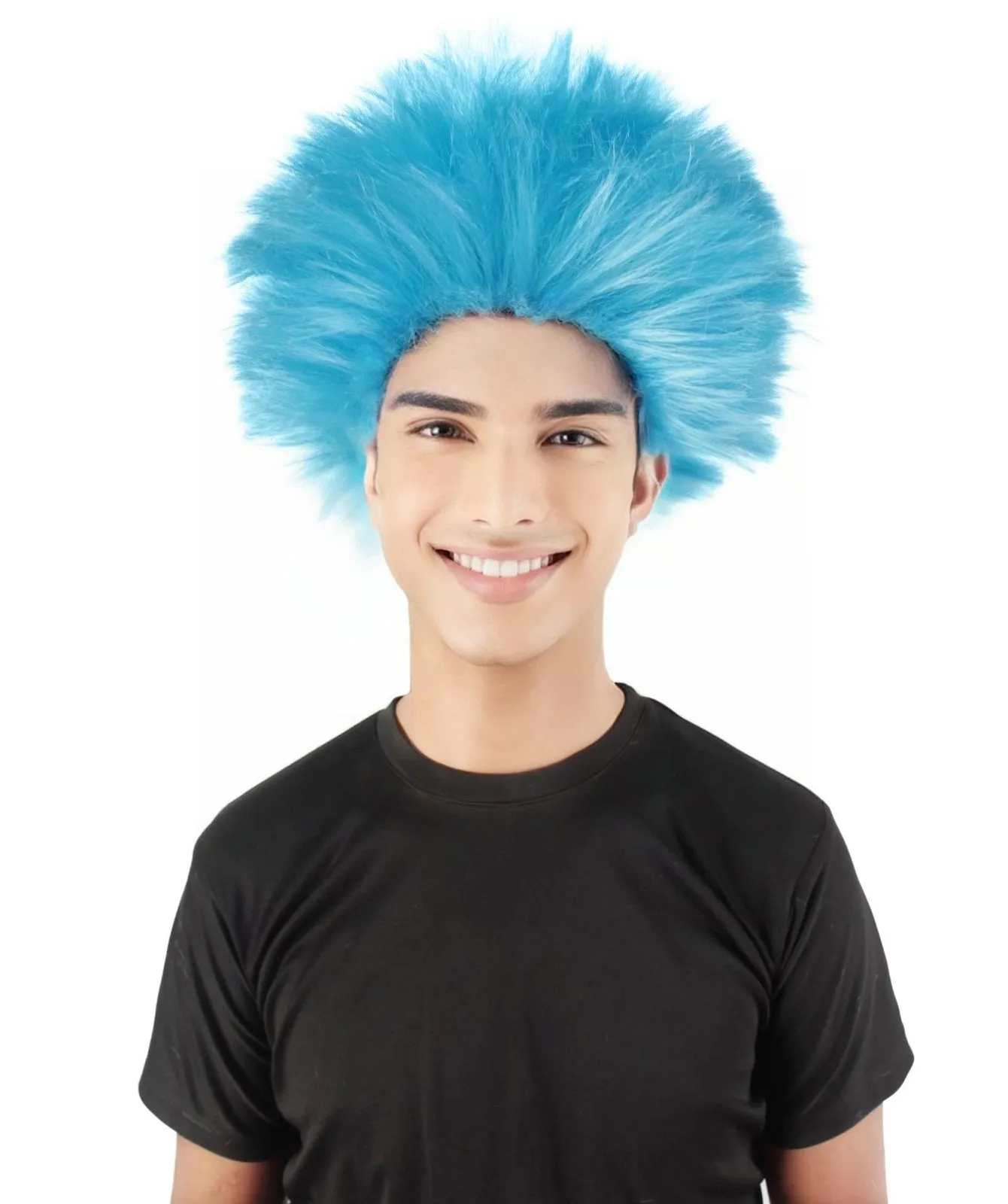 Adult Men's Fuzzy Spiky Johnny Werewolf Wig | Multiple Color Options I Flame-retardant Synthetic Fiber