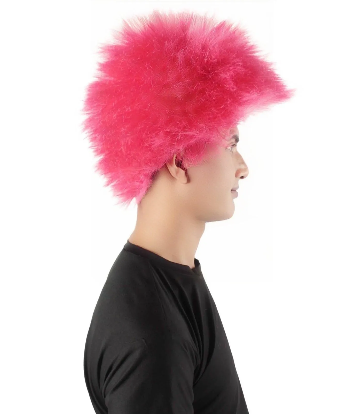 Adult Men's Fuzzy Spiky Johnny Werewolf Wig | Multiple Color Options I Flame-retardant Synthetic Fiber