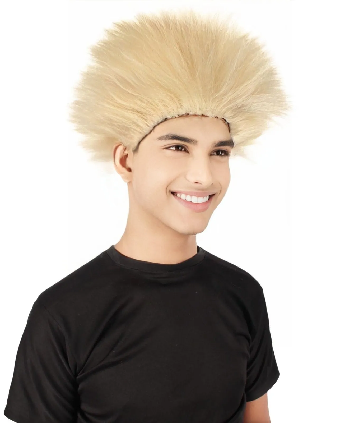 Adult Men's Fuzzy Spiky Johnny Werewolf Wig | Multiple Color Options I Flame-retardant Synthetic Fiber