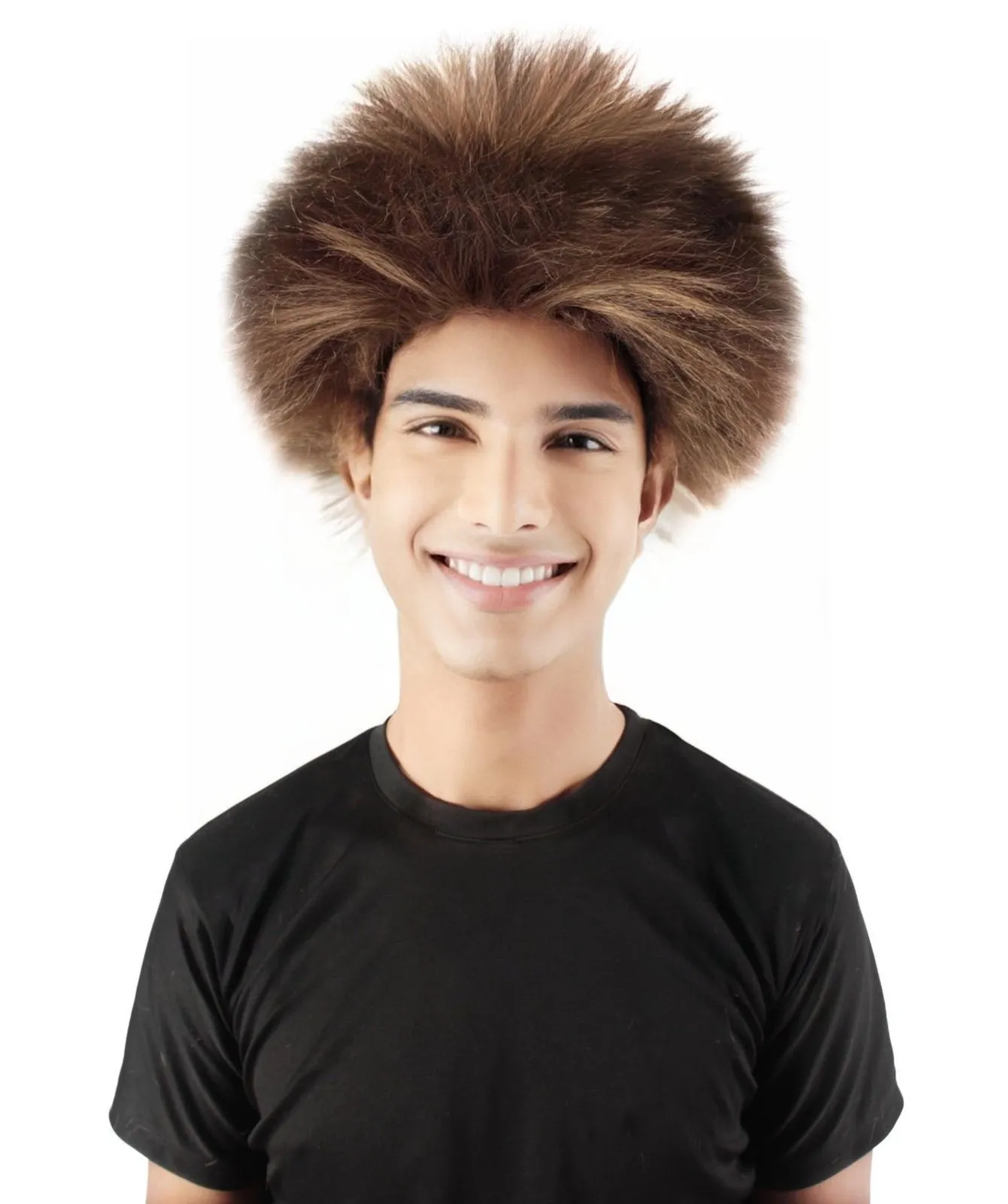 Adult Men's Fuzzy Spiky Johnny Werewolf Wig | Multiple Color Options I Flame-retardant Synthetic Fiber