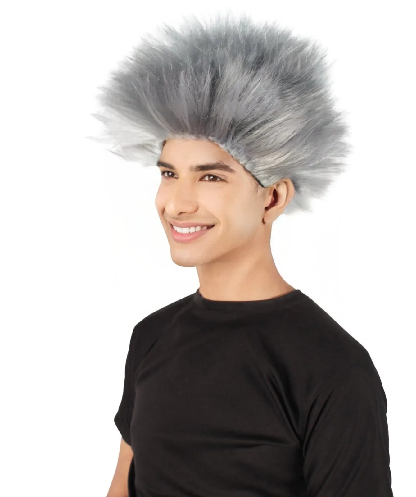 Adult Men's Fuzzy Spiky Johnny Werewolf Wig | Multiple Color Options I Flame-retardant Synthetic Fiber
