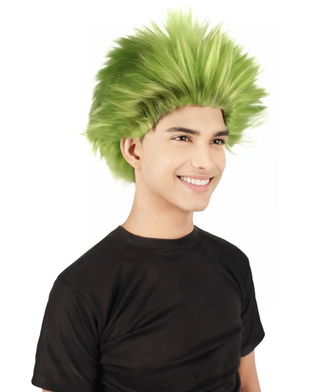 Adult Men's Fuzzy Spiky Johnny Werewolf Wig | Multiple Color Options I Flame-retardant Synthetic Fiber