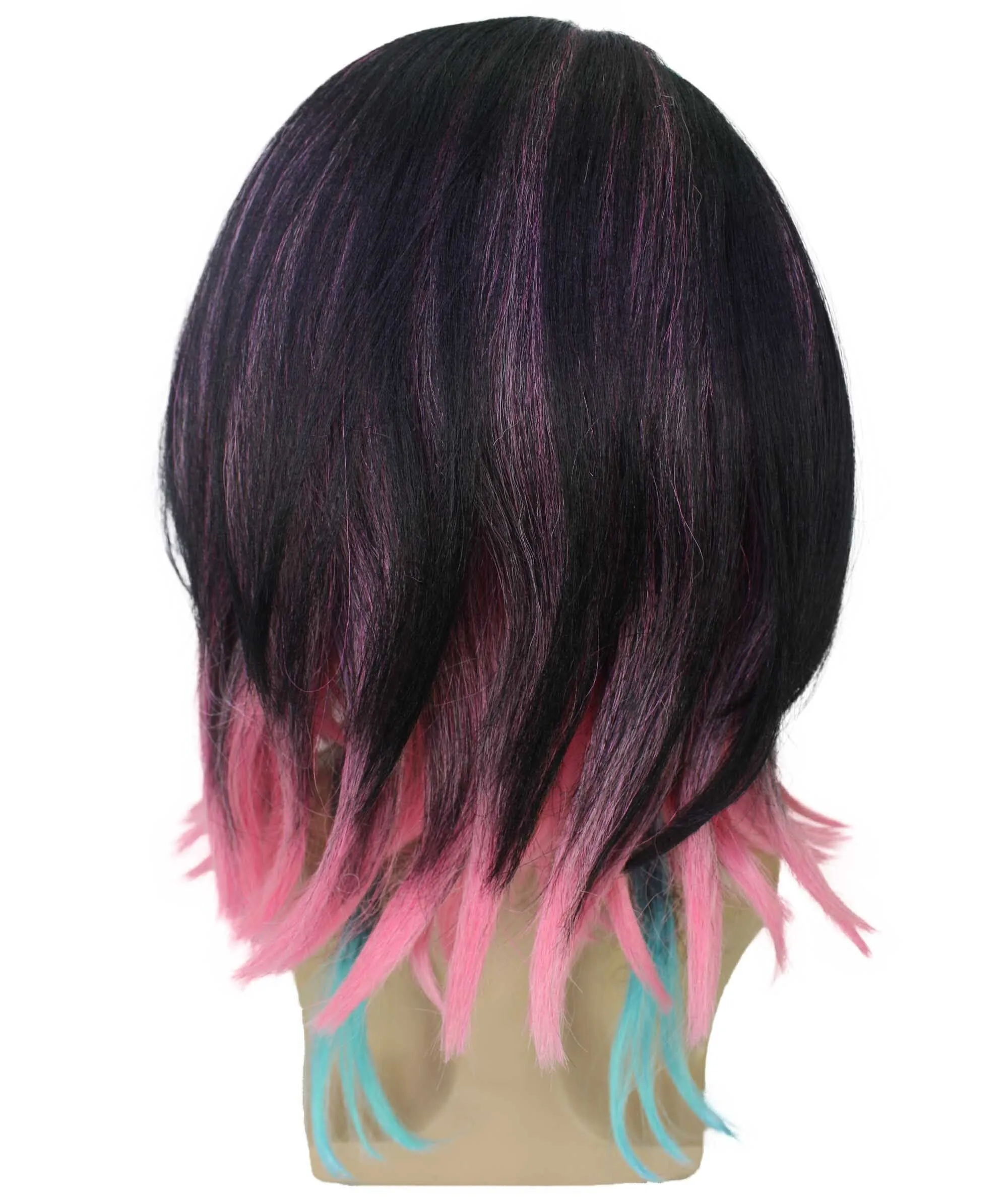 Adult Men's Japanese Anime Demon Character Wig | Perfect for Halloween | Flame-retardant Synthetic Fiber