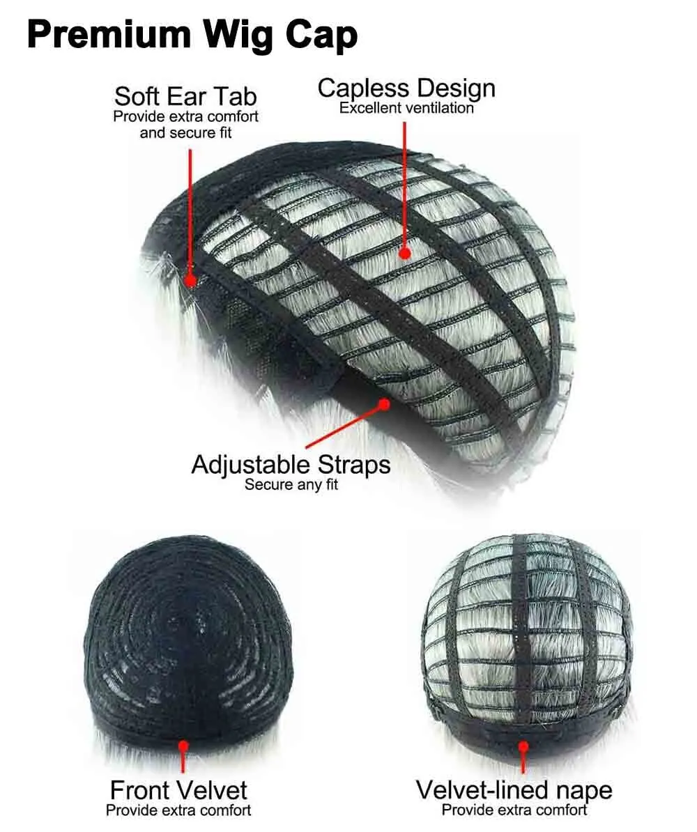 Adult Men’s Legendary Popstar Curly Pop King Wig I Black Color I  Breathable Capless Cap I Flame-retardant Synthetic Fiber