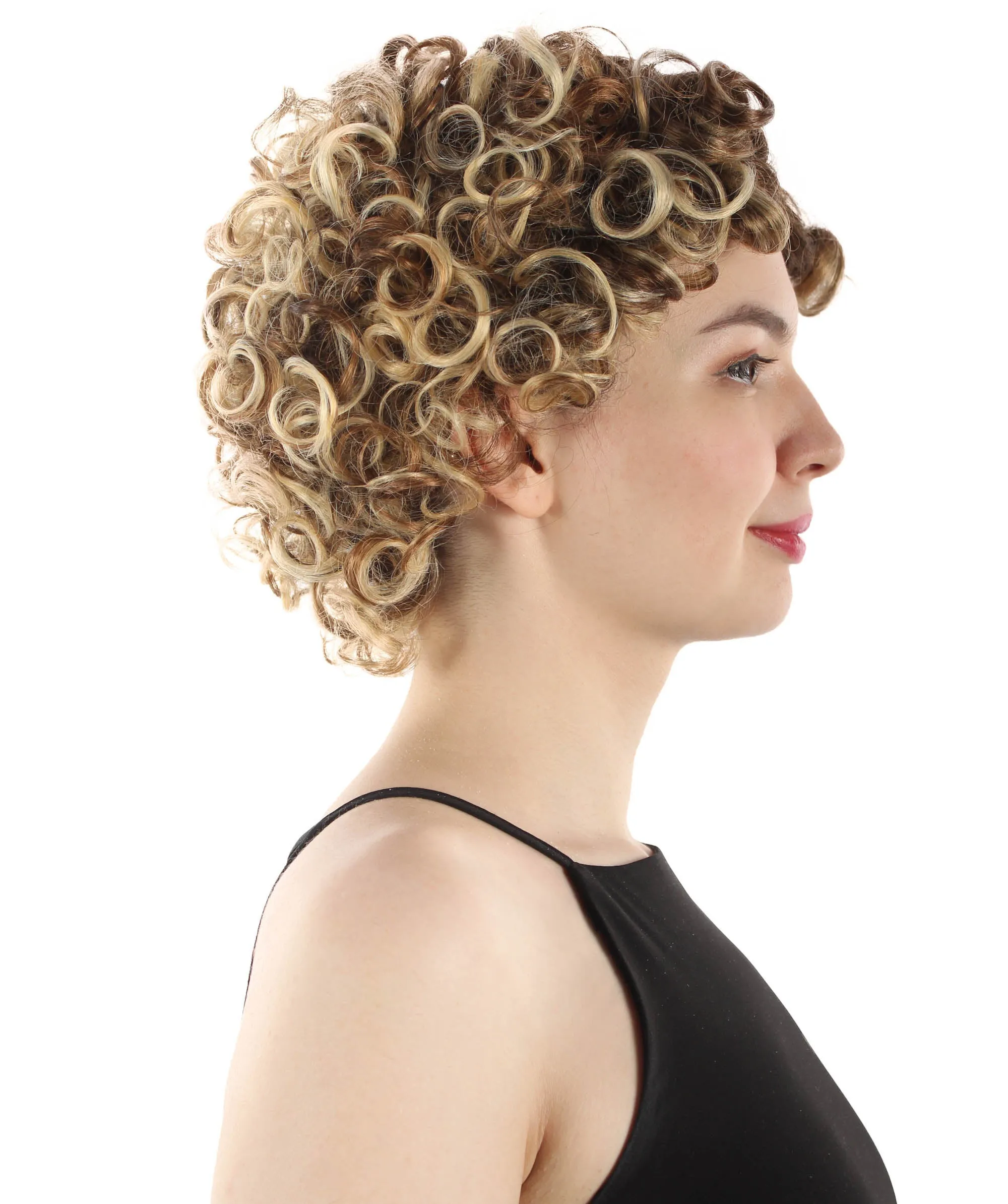 Adult Sexy Women's Wig | Curly Multiple Color Options | Short Celebrity Wig | HPO