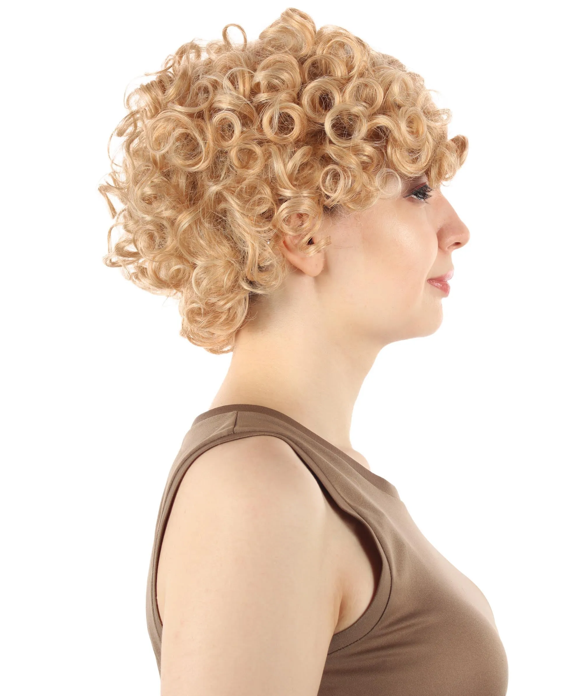 Adult Sexy Women's Wig | Curly Multiple Color Options | Short Celebrity Wig | HPO