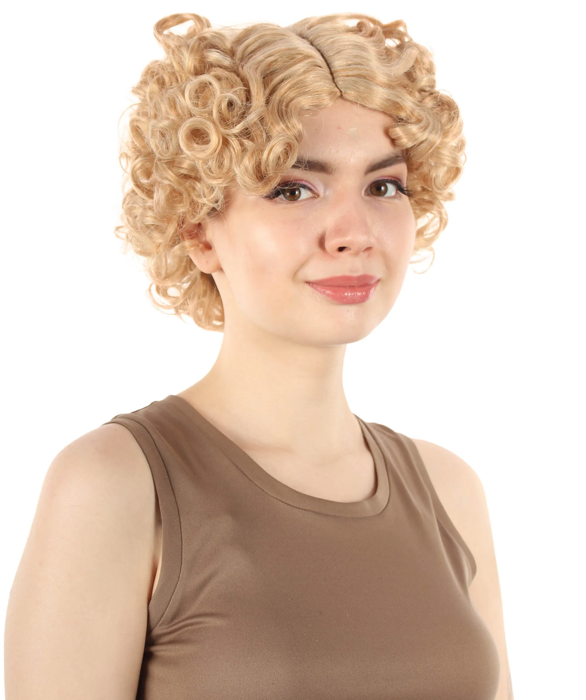 Adult Sexy Women's Wig | Curly Multiple Color Options | Short Celebrity Wig | HPO