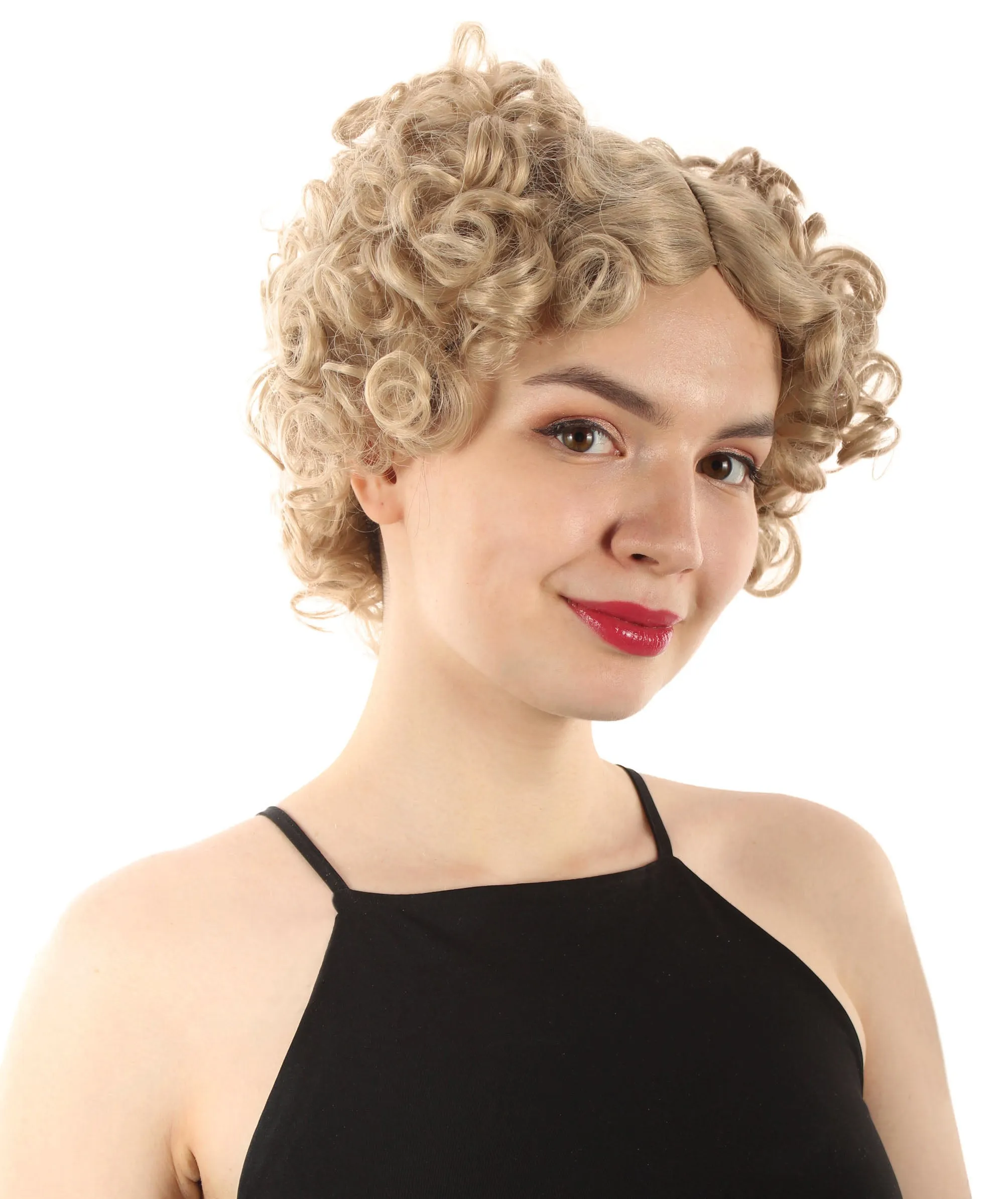 Adult Sexy Women's Wig | Curly Multiple Color Options | Short Celebrity Wig | HPO
