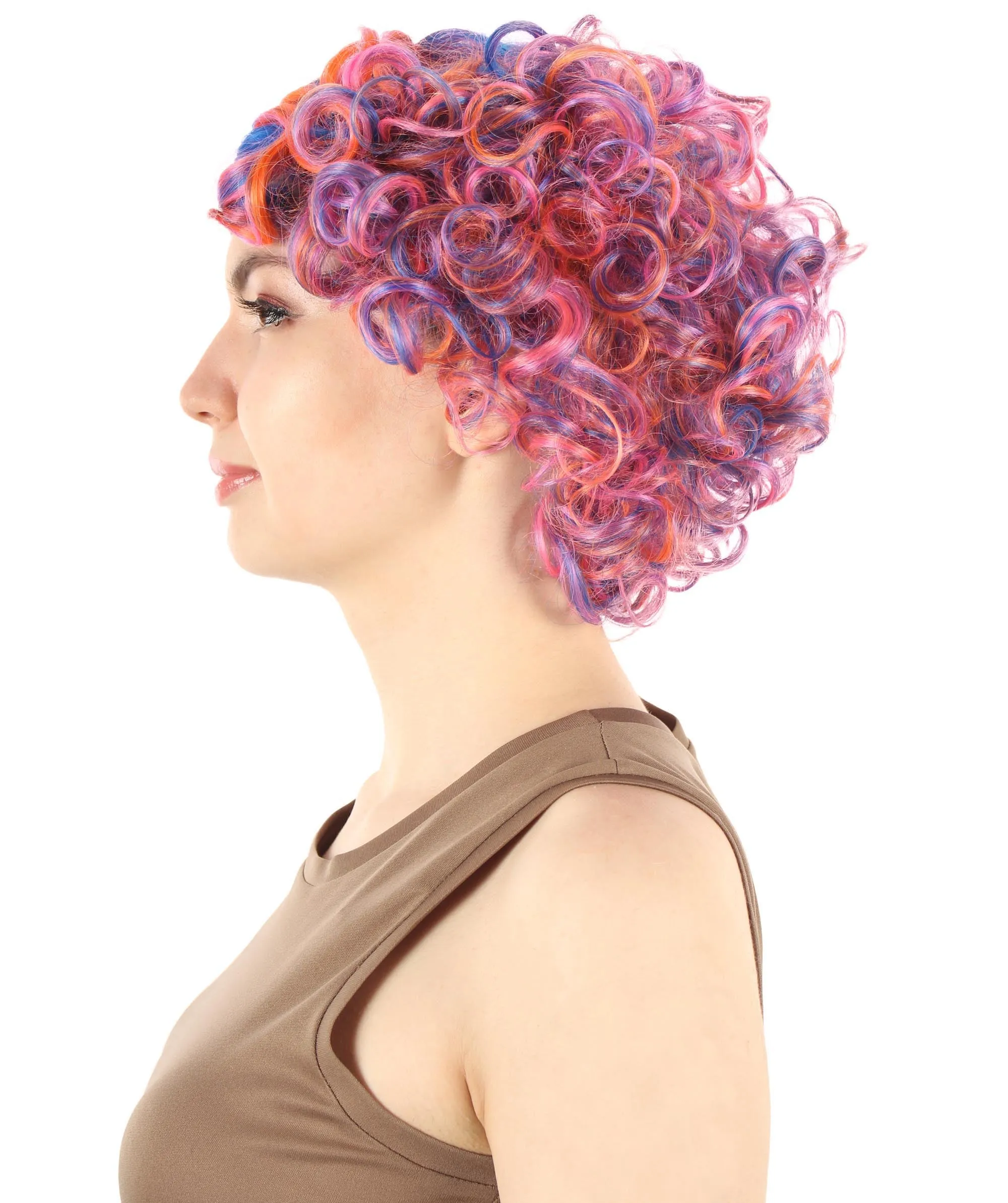Adult Sexy Women's Wig | Curly Multiple Color Options | Short Celebrity Wig | HPO