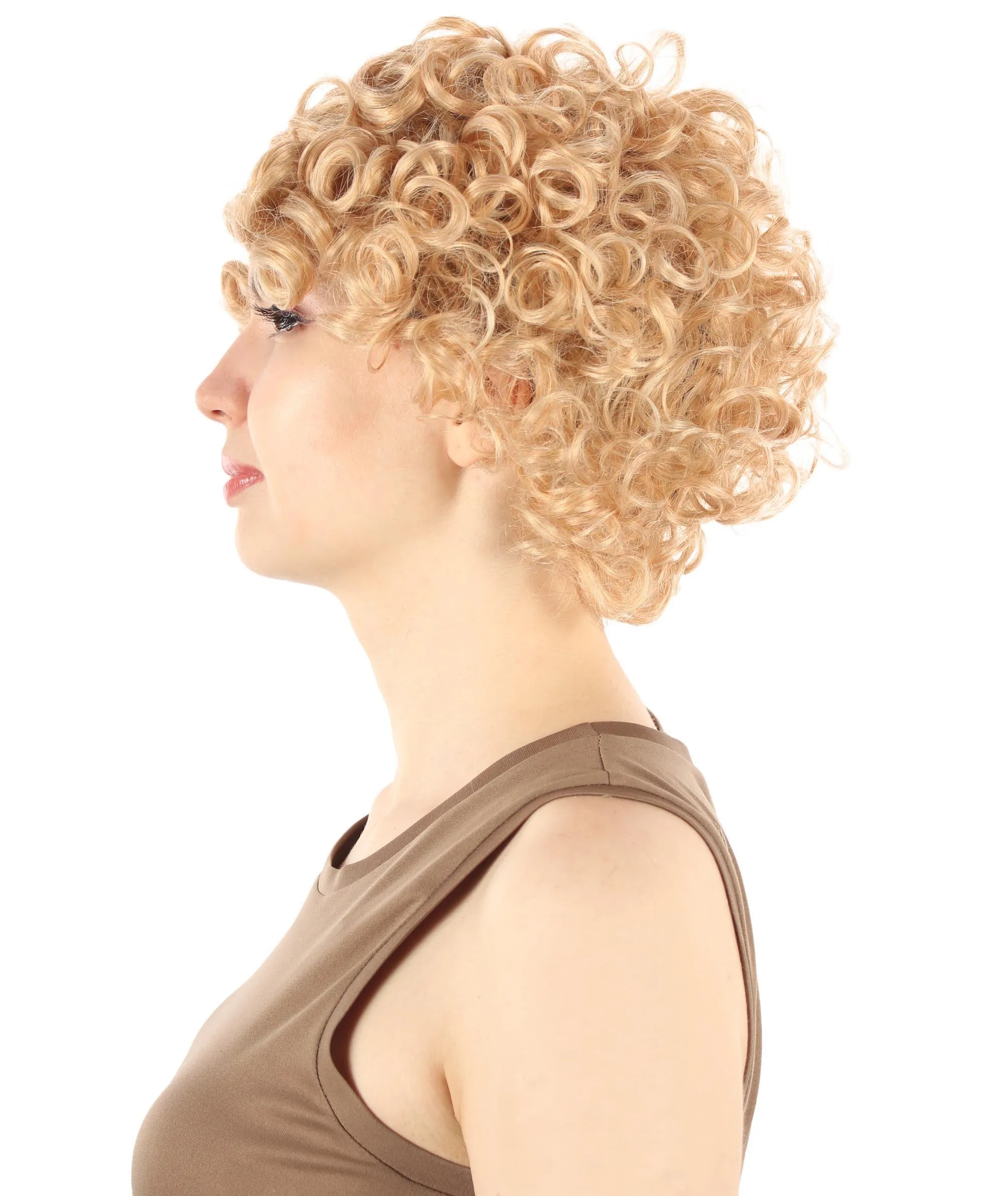 Adult Sexy Women's Wig | Curly Multiple Color Options | Short Celebrity Wig | HPO