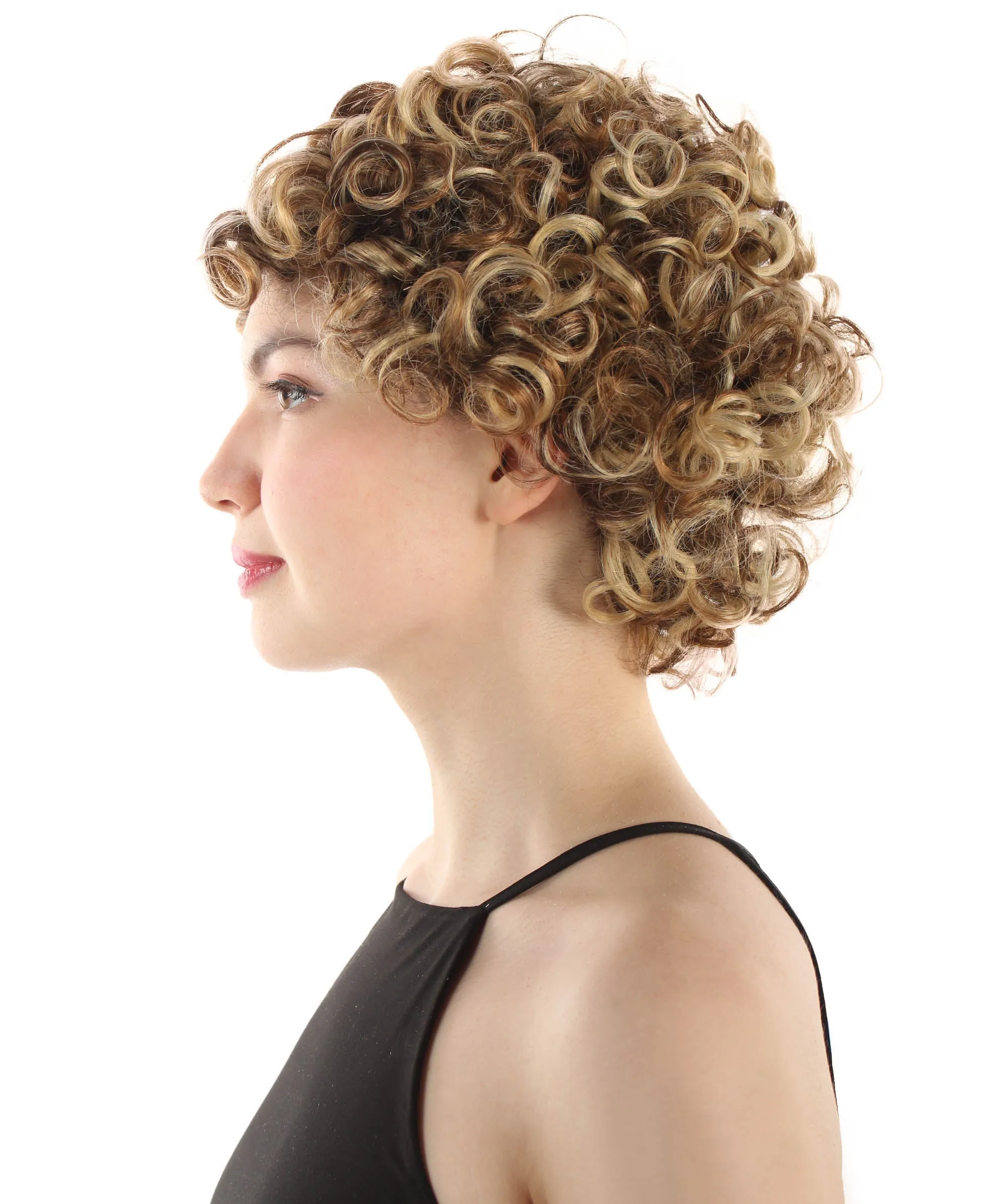 Adult Sexy Women's Wig | Curly Multiple Color Options | Short Celebrity Wig | HPO