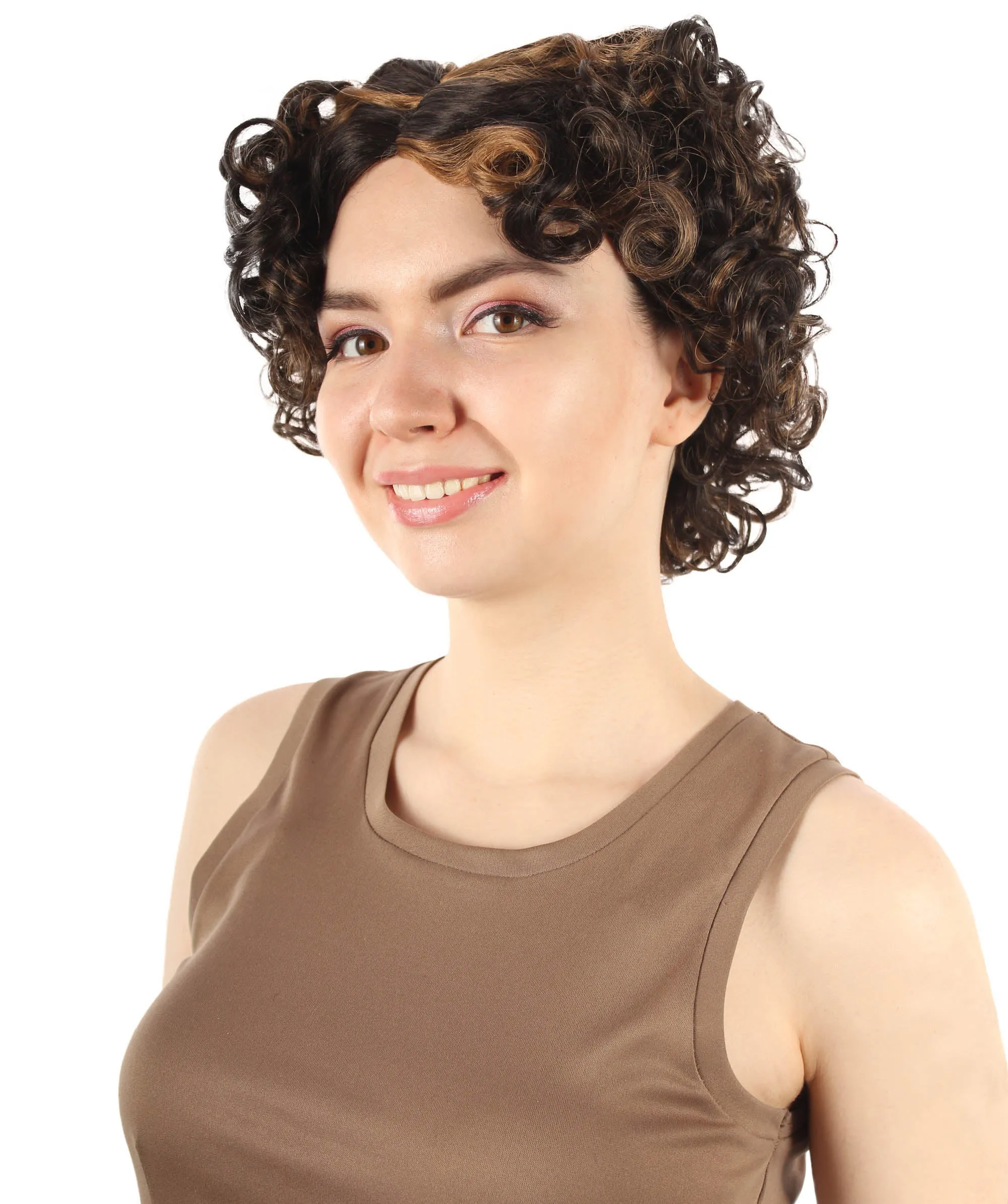 Adult Sexy Women's Wig | Curly Multiple Color Options | Short Celebrity Wig | HPO