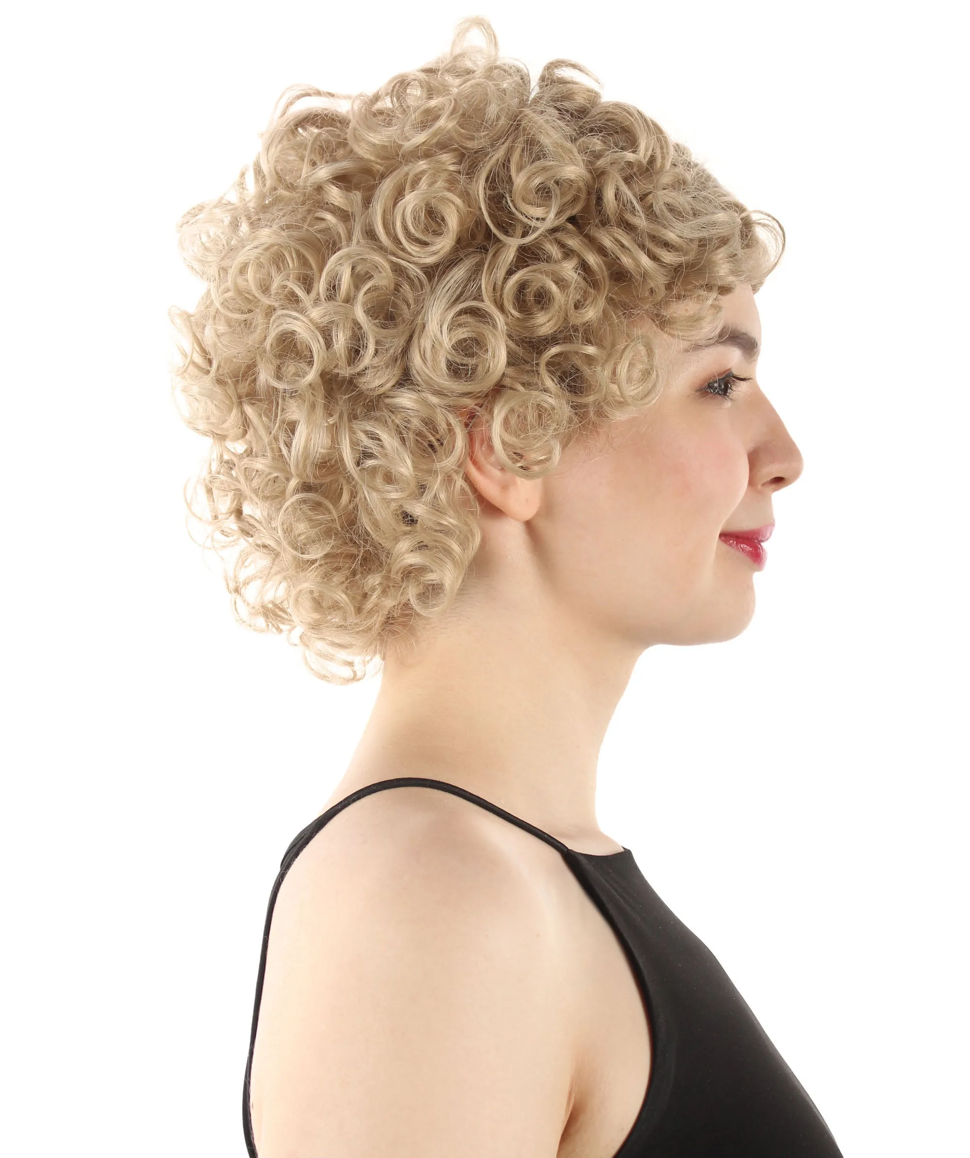 Adult Sexy Women's Wig | Curly Multiple Color Options | Short Celebrity Wig | HPO