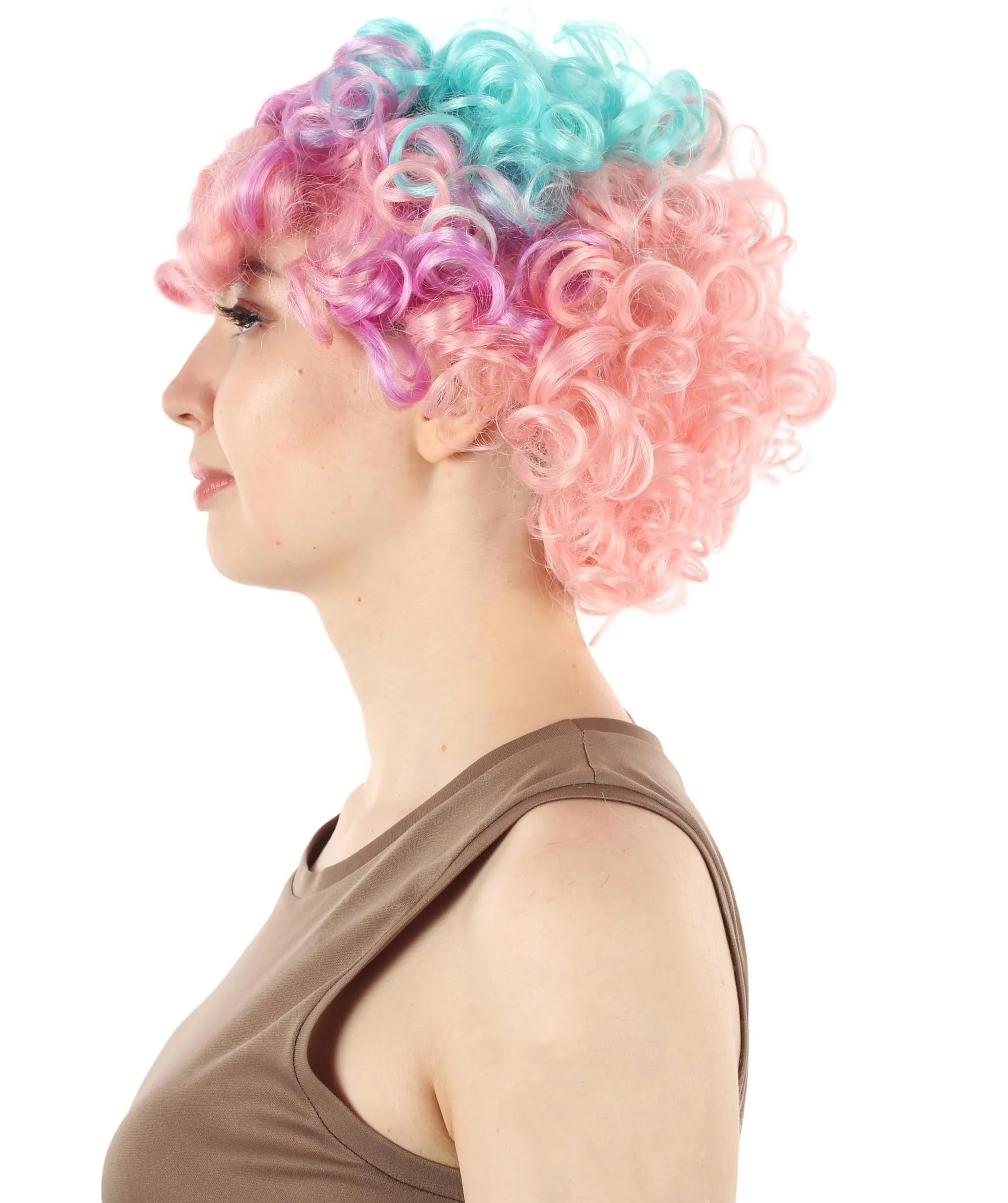 Adult Sexy Women's Wig | Curly Multiple Color Options | Short Celebrity Wig | HPO