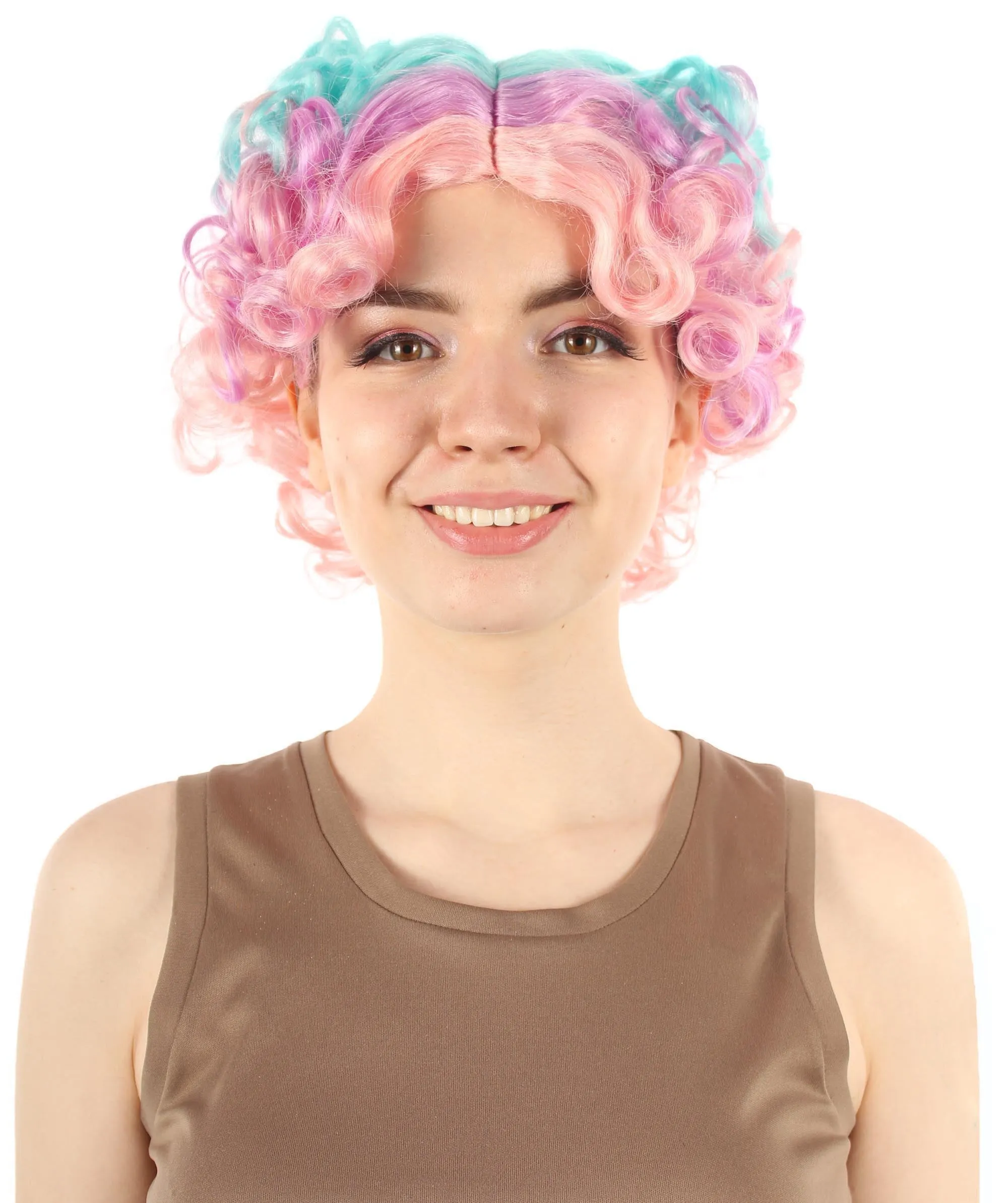 Adult Sexy Women's Wig | Curly Multiple Color Options | Short Celebrity Wig | HPO