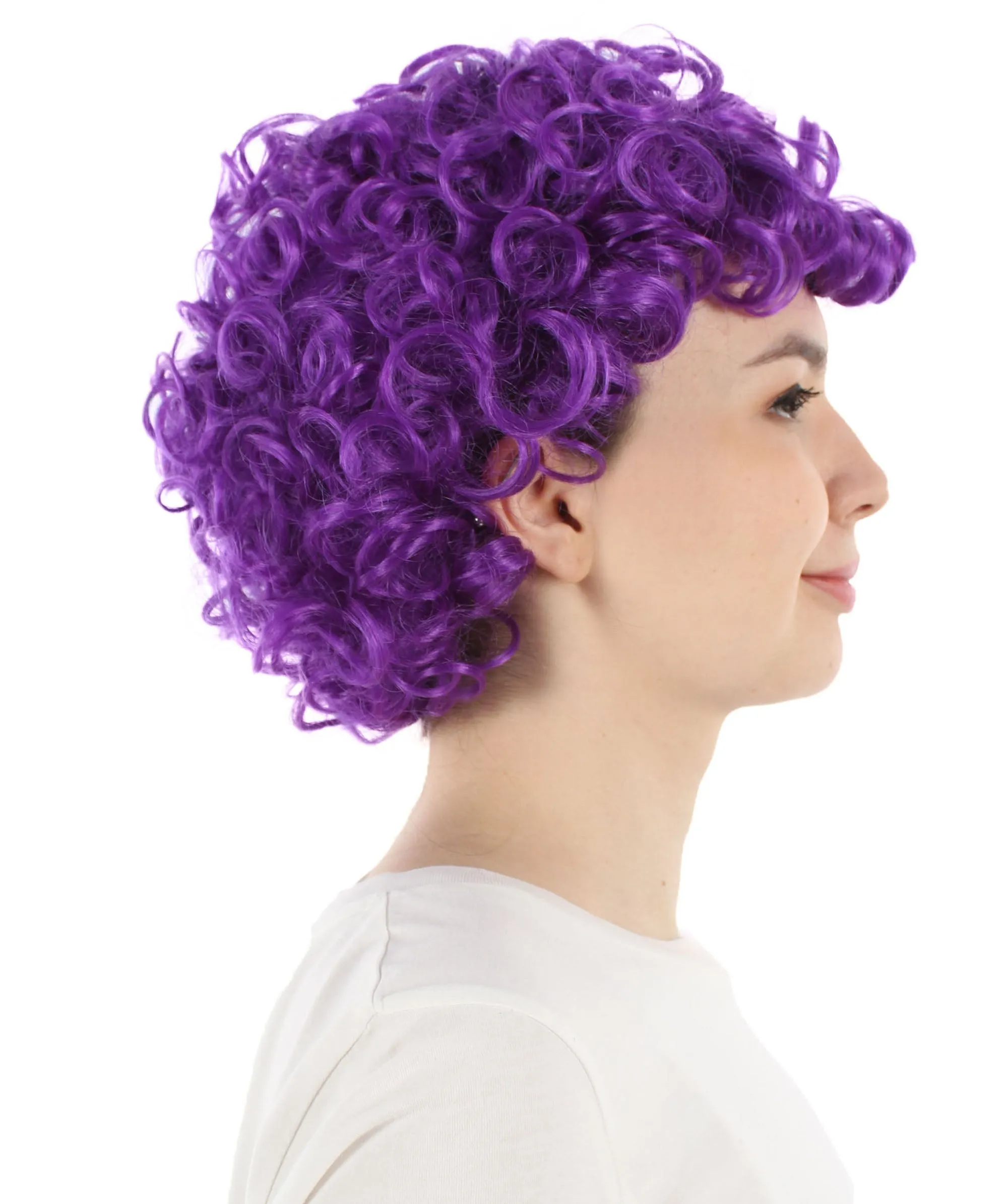 Adult Sexy Women's Wig | Curly Multiple Color Options | Short Celebrity Wig | HPO