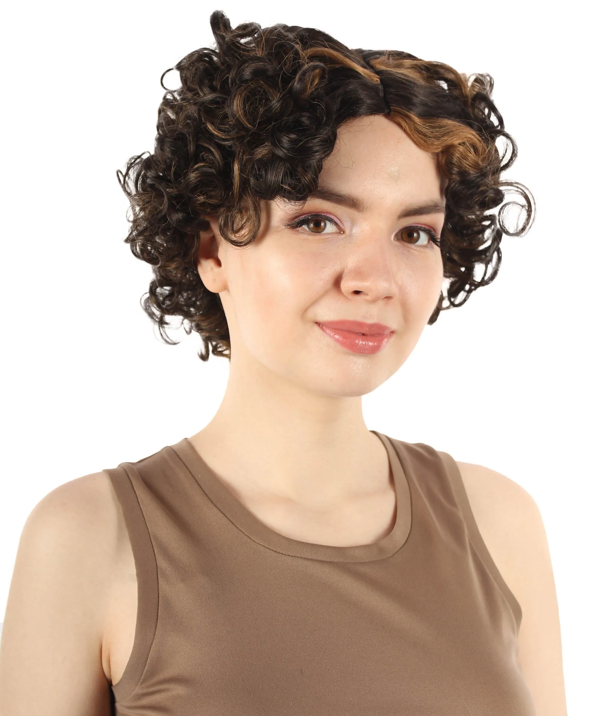 Adult Sexy Women's Wig | Curly Multiple Color Options | Short Celebrity Wig | HPO