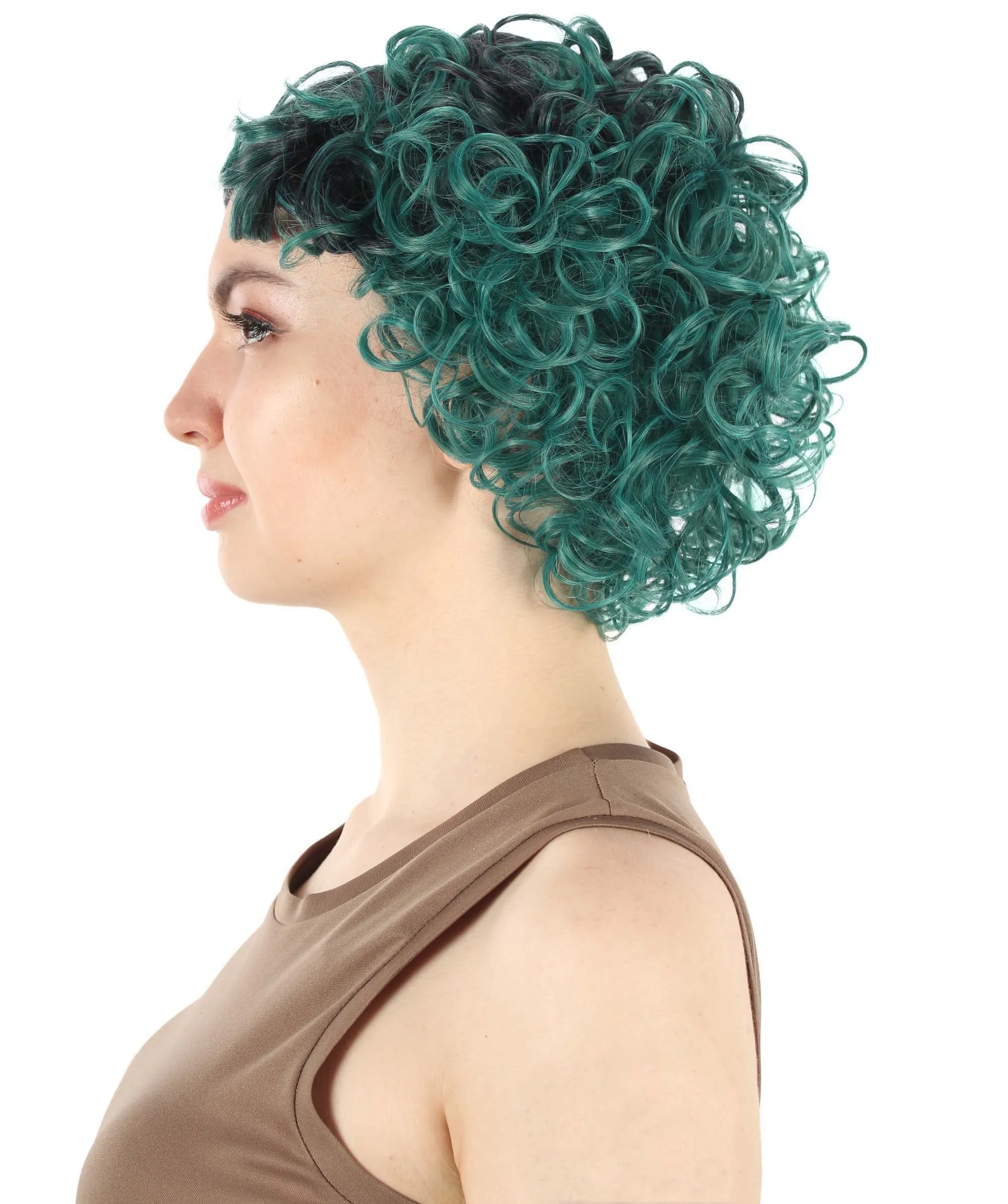 Adult Sexy Women's Wig | Curly Multiple Color Options | Short Celebrity Wig | HPO