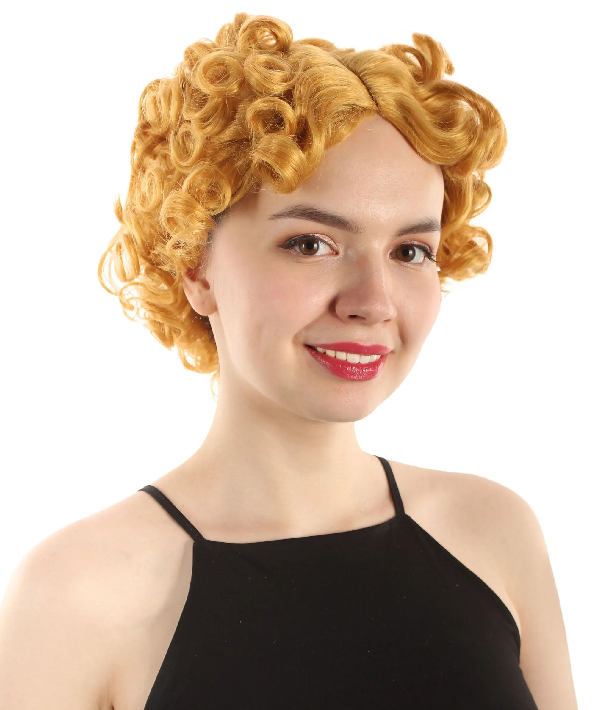 Adult Sexy Women's Wig | Curly Multiple Color Options | Short Celebrity Wig | HPO
