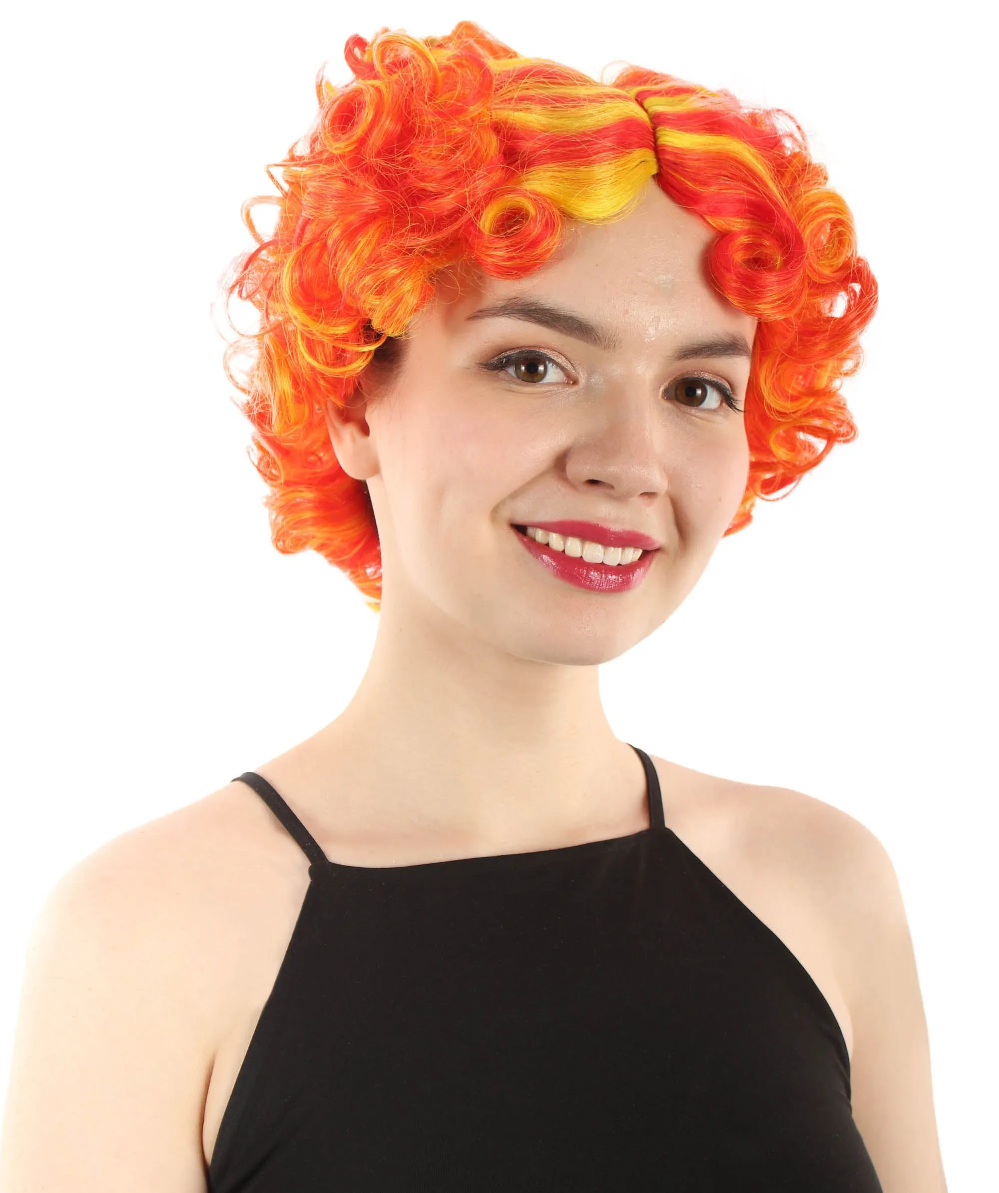 Adult Sexy Women's Wig | Curly Multiple Color Options | Short Celebrity Wig | HPO