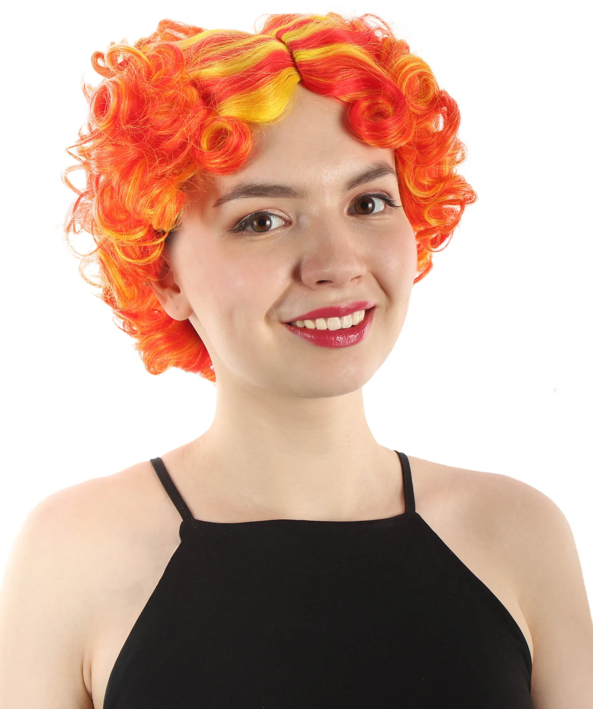 Adult Sexy Women's Wig | Curly Multiple Color Options | Short Celebrity Wig | HPO
