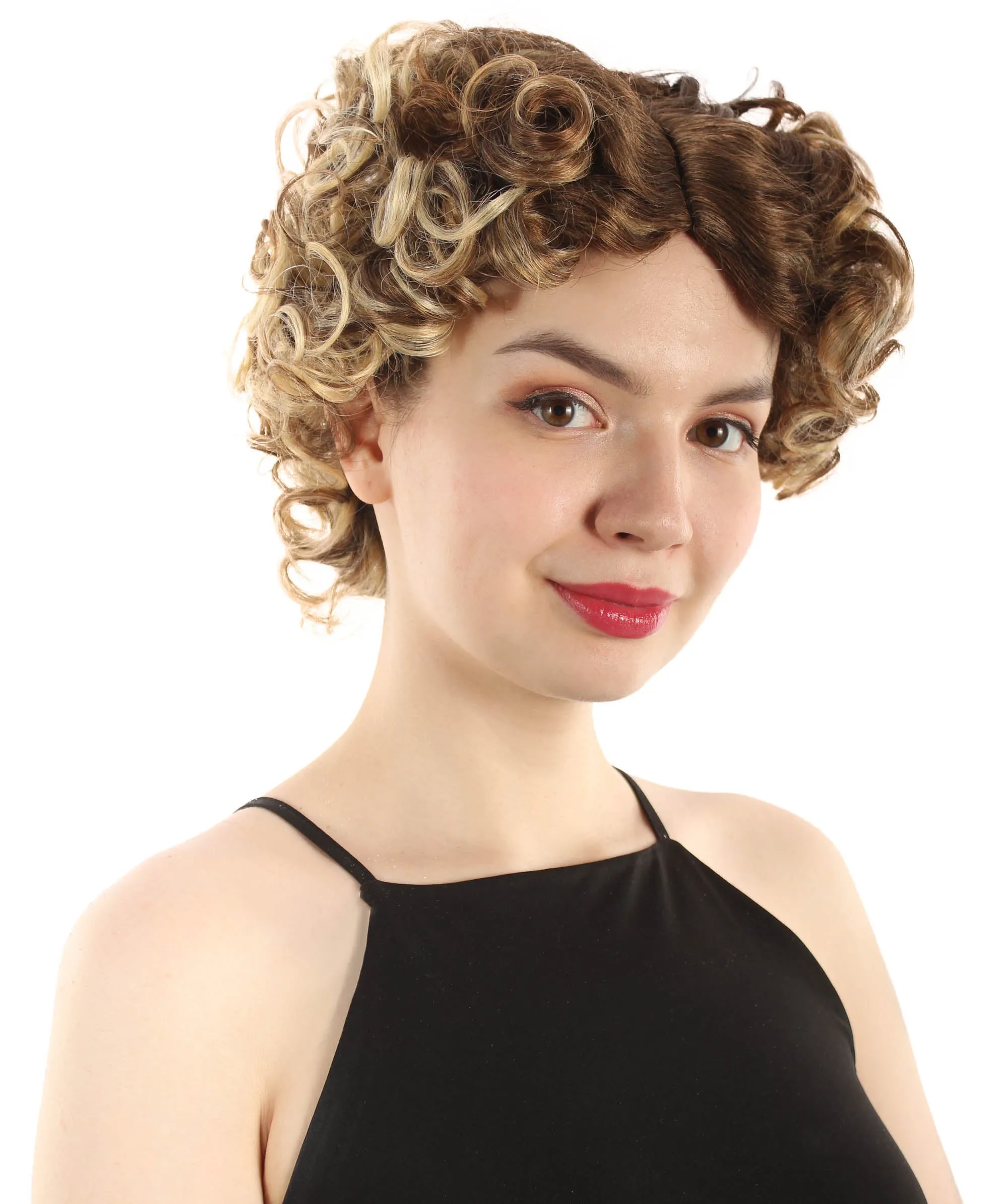 Adult Sexy Women's Wig | Curly Multiple Color Options | Short Celebrity Wig | HPO