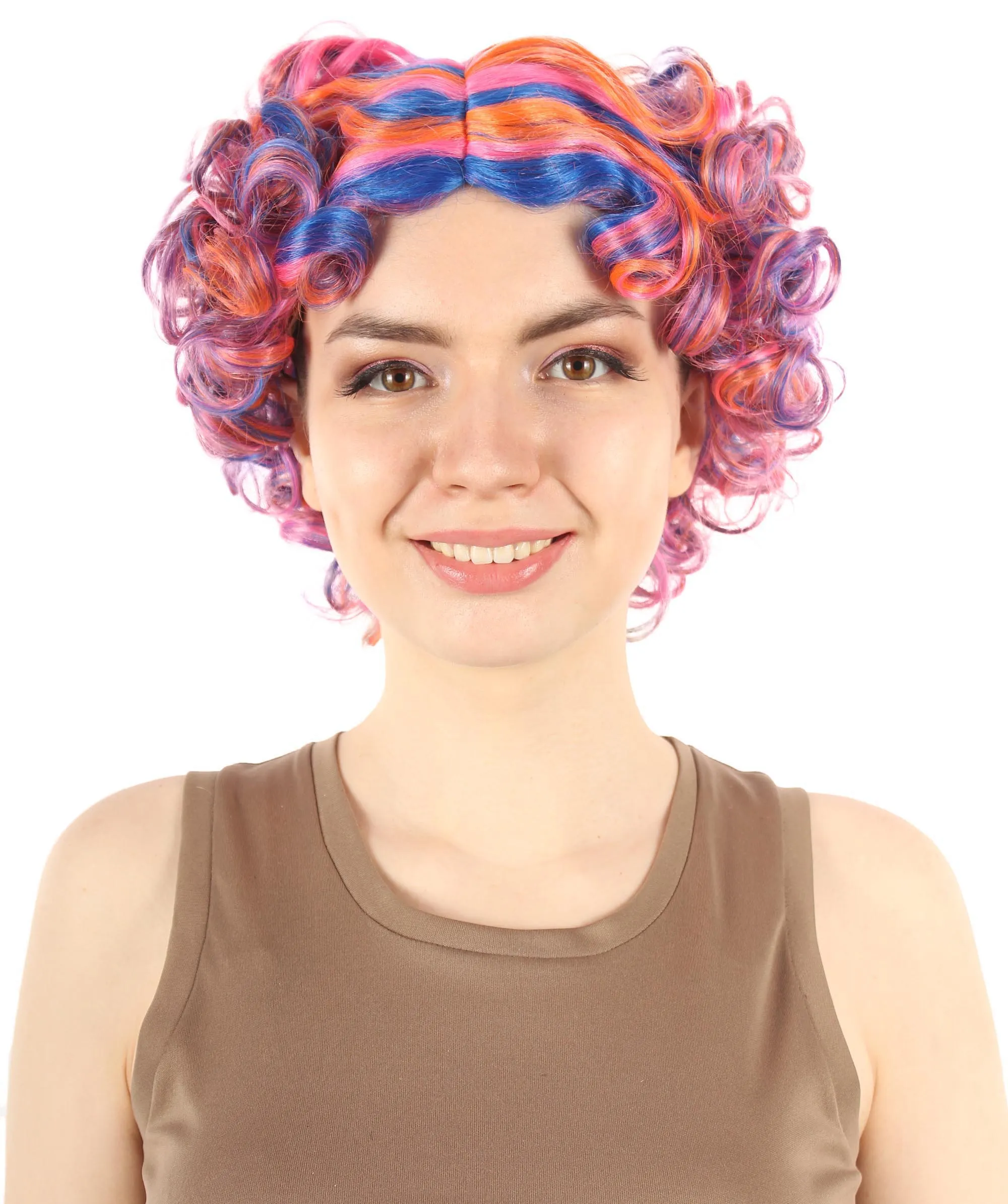 Adult Sexy Women's Wig | Curly Multiple Color Options | Short Celebrity Wig | HPO