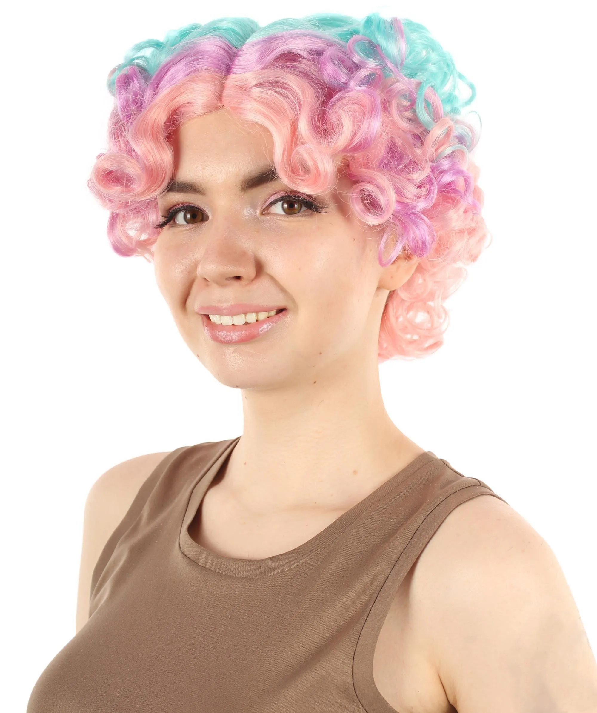 Adult Sexy Women's Wig | Curly Multiple Color Options | Short Celebrity Wig | HPO