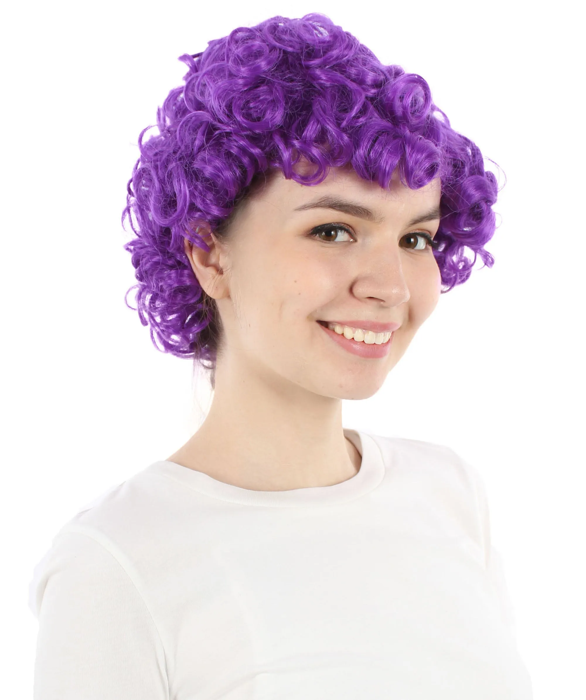 Adult Sexy Women's Wig | Curly Multiple Color Options | Short Celebrity Wig | HPO