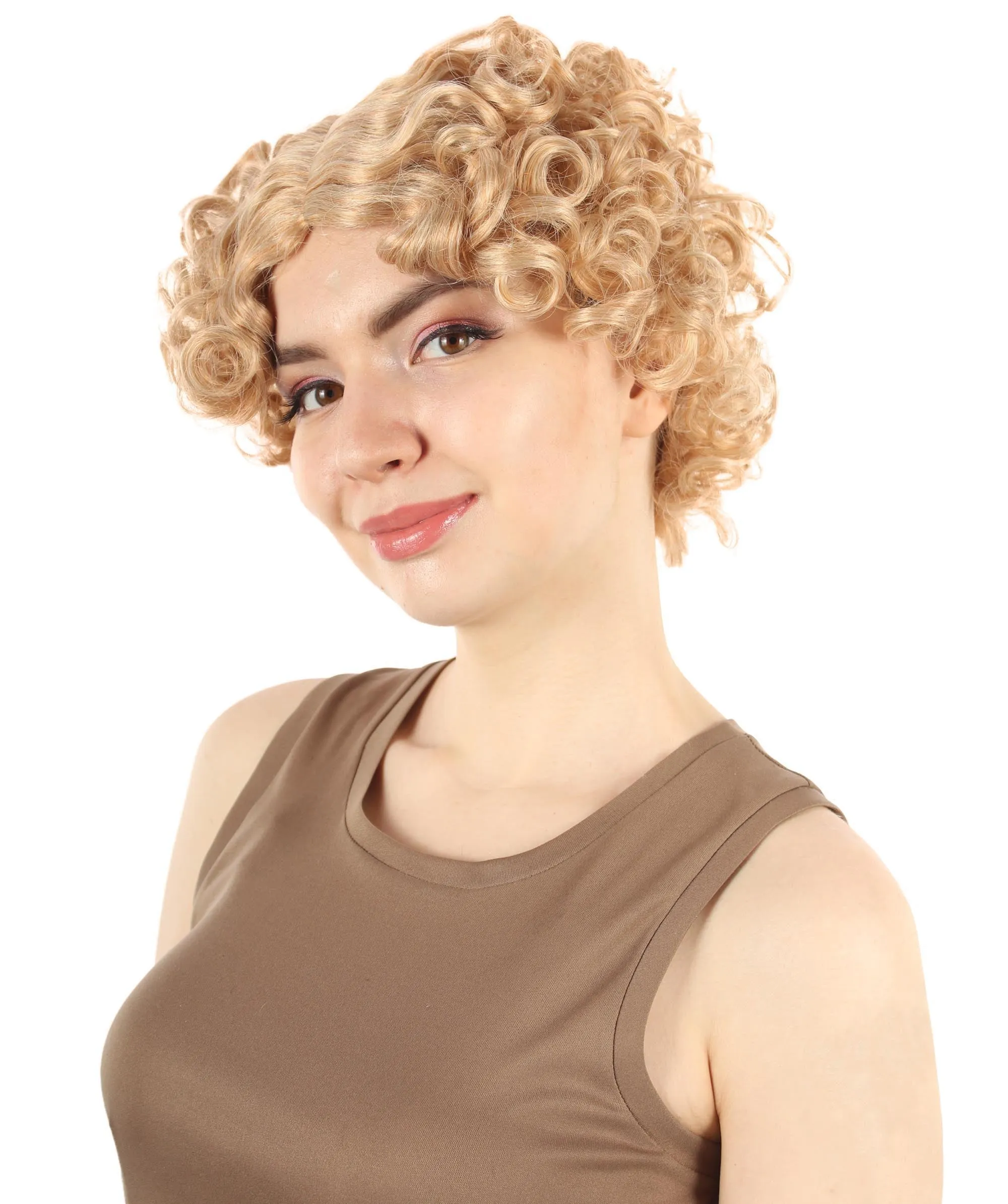 Adult Sexy Women's Wig | Curly Multiple Color Options | Short Celebrity Wig | HPO