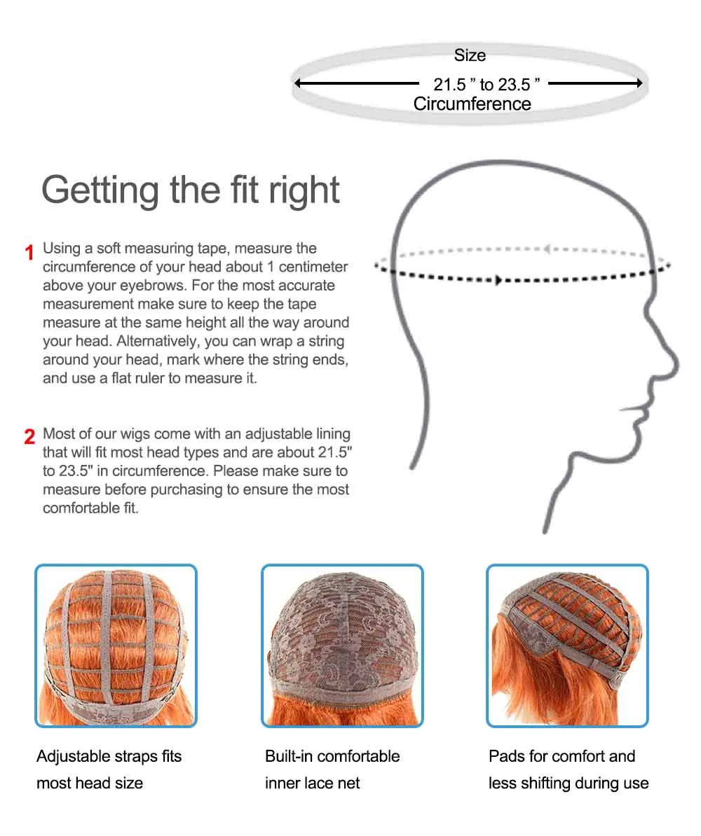 Adult Sexy Women's Wig | Curly Multiple Color Options | Short Celebrity Wig | HPO
