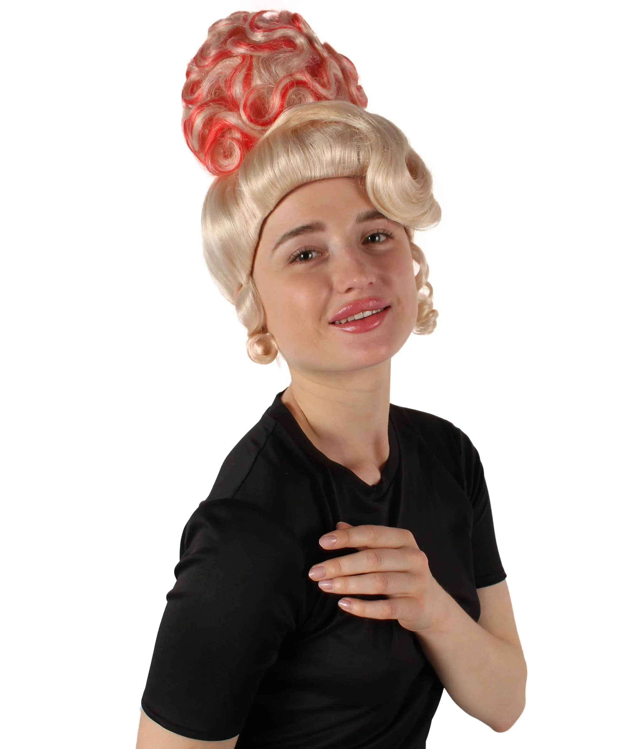 Adult Unisex RuPaul Drag Race Wavy Body Wave Blonde Updo Wig