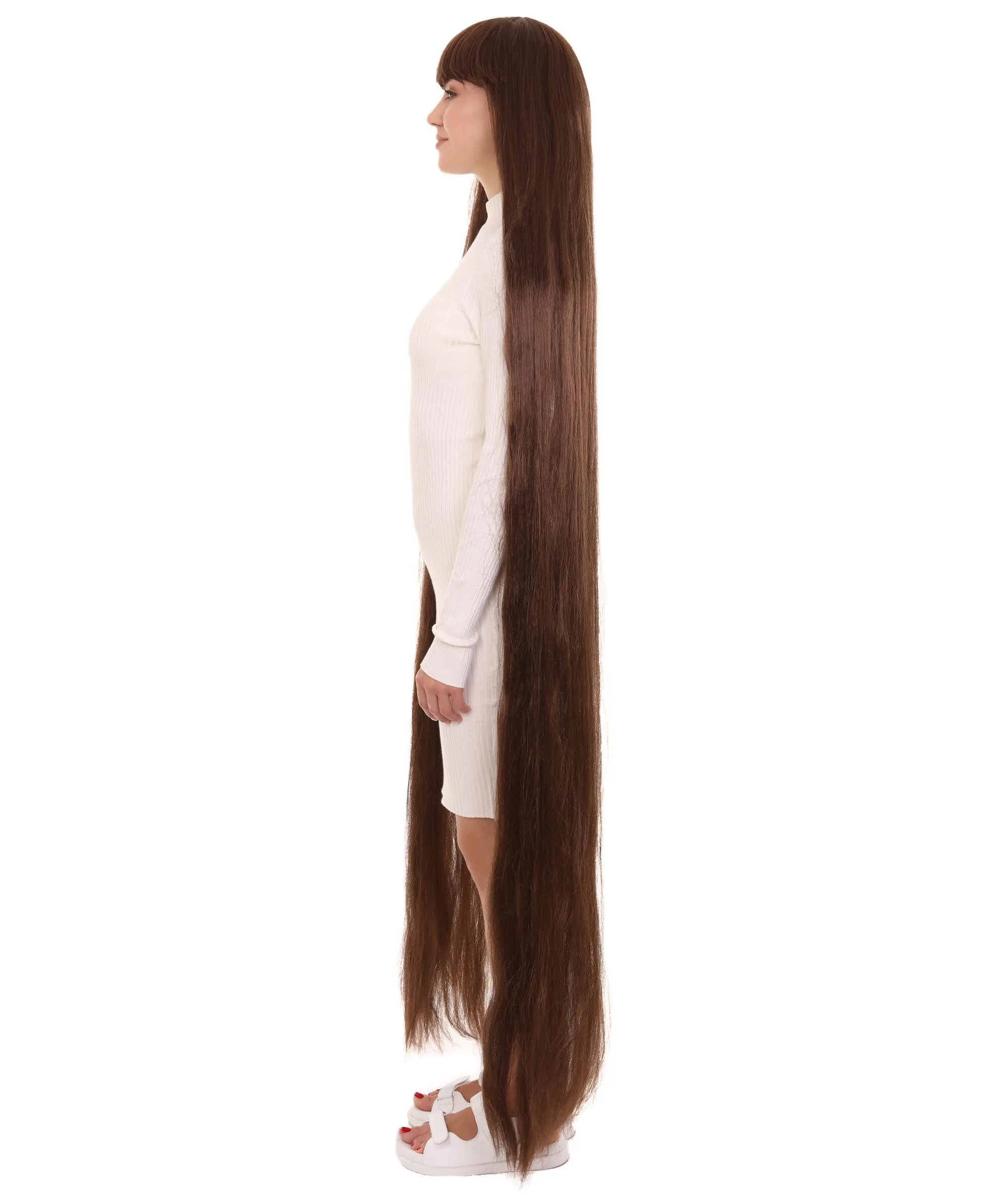 Adult Women Animated Princess Long Rainbow Wig| Multiple Color Options